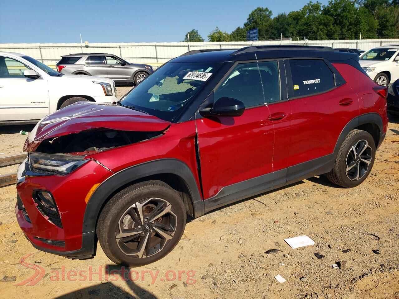 2021 CHEVROLET TRAILBLAZE — VIN KL79MUSL0MB004888
