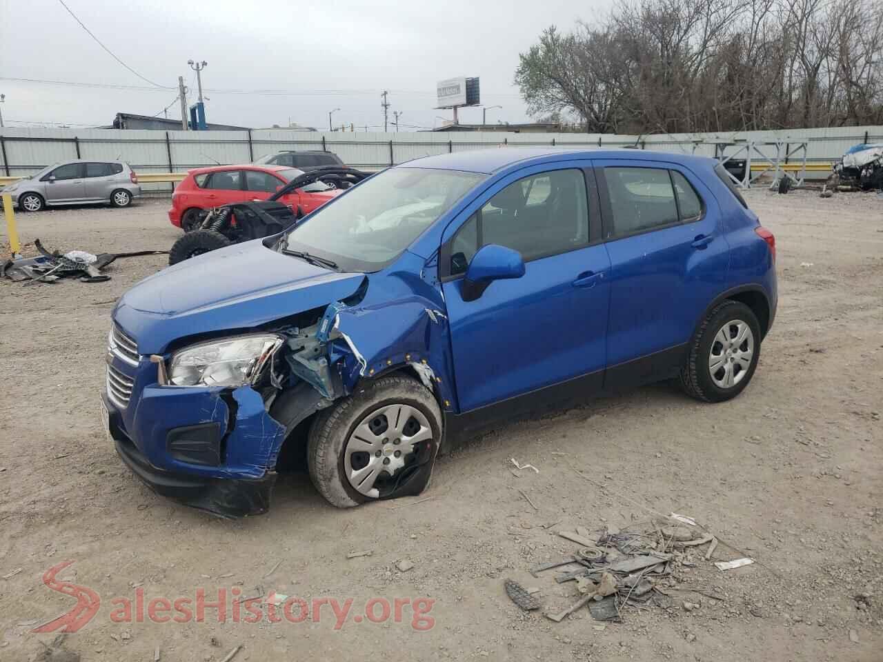 2016 CHEVROLET TRAX — VIN KL7CJKSB0GB573903