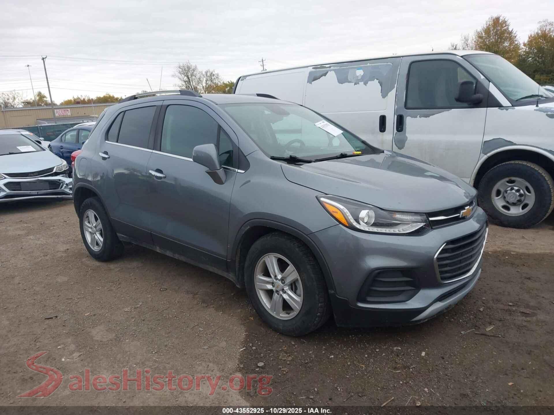 2019 CHEVROLET TRAX — VIN KL7CJLSB5KB938638