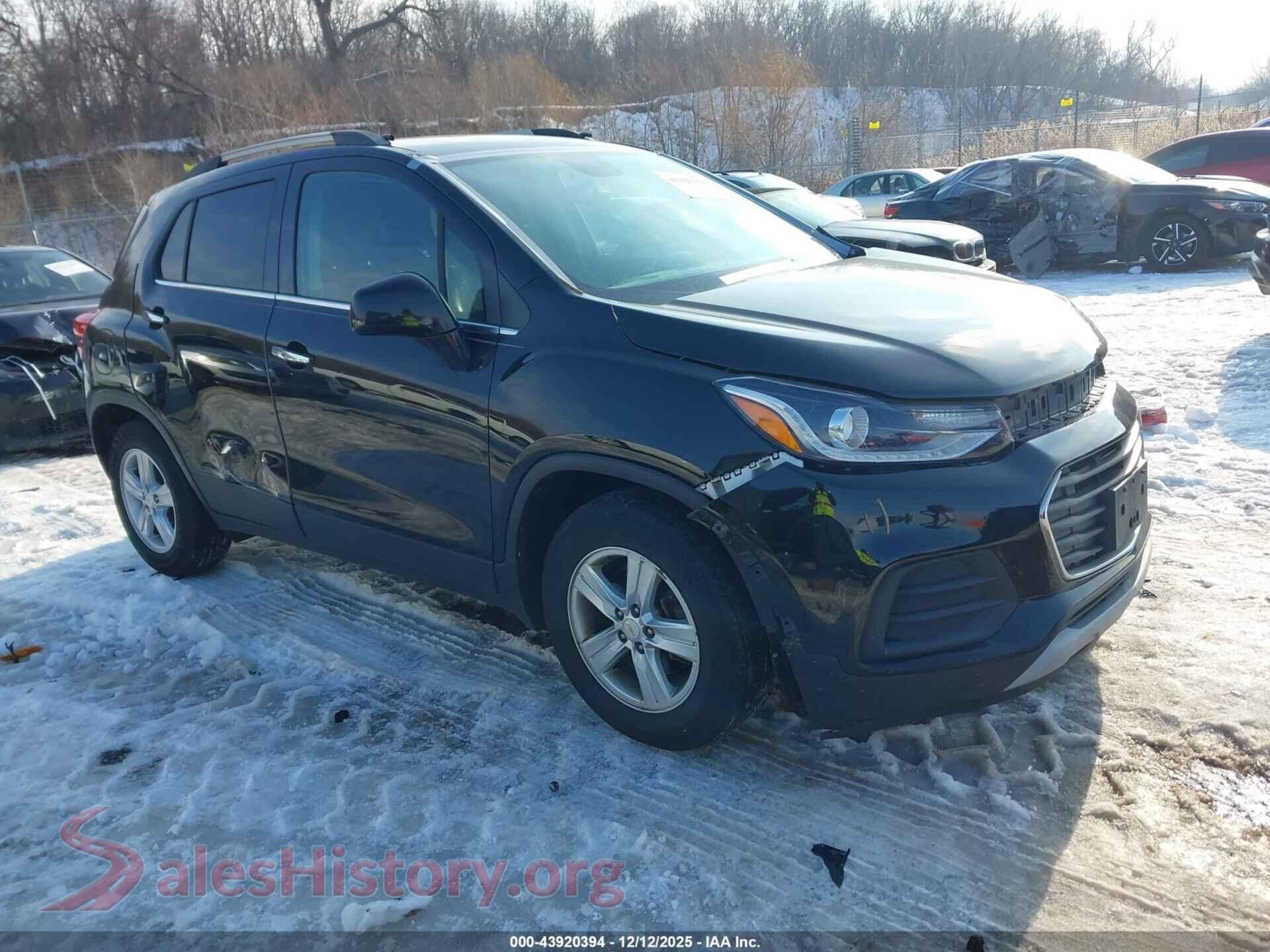 2019 CHEVROLET TRAX — VIN KL7CJLSB6KB936963