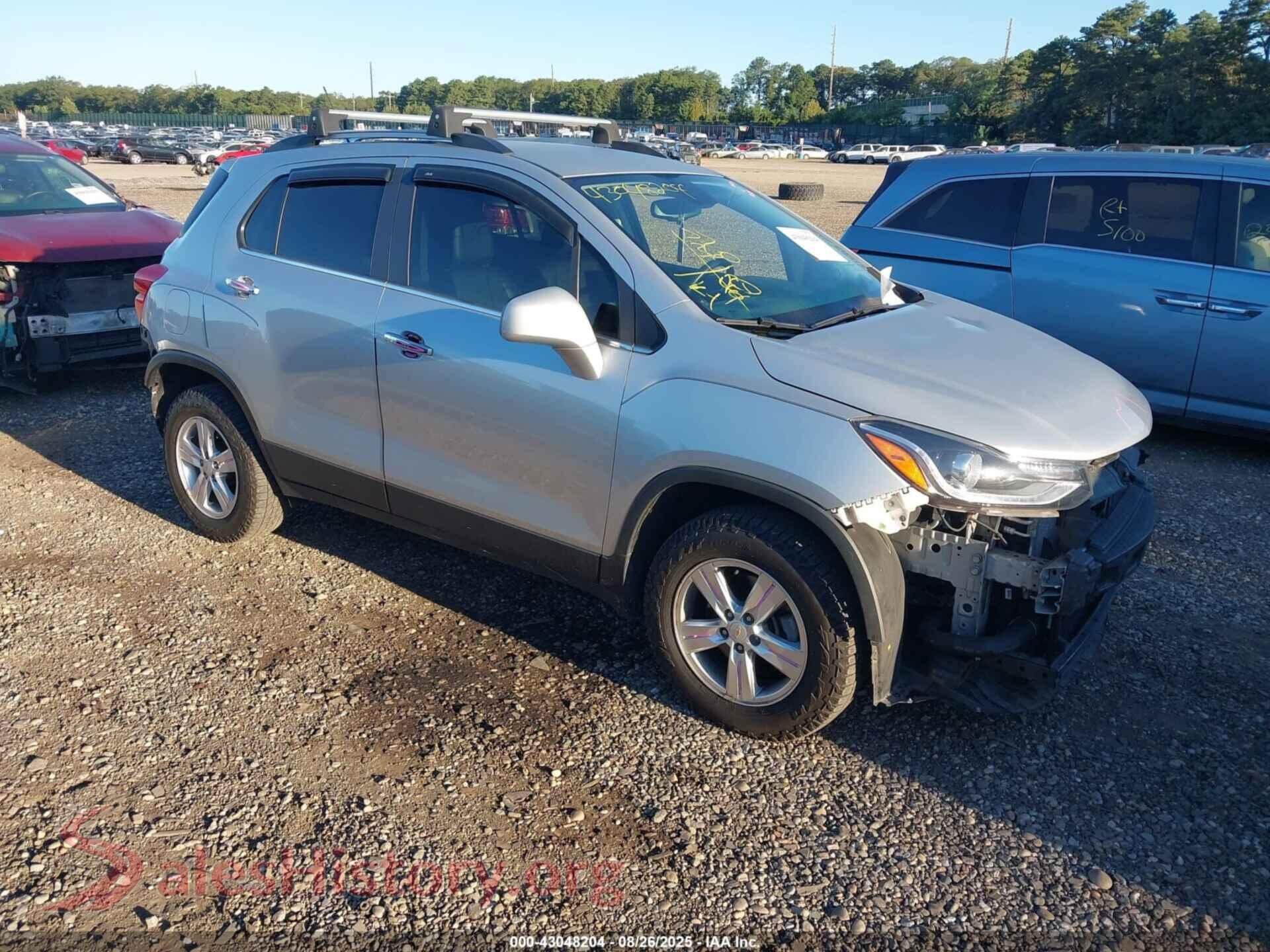 2019 CHEVROLET TRAX — VIN KL7CJPSB8KB757038