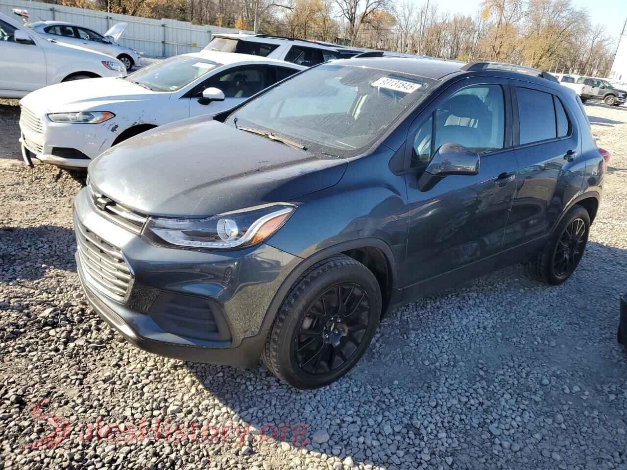 2022 CHEVROLET TRAX — VIN KL7CJPSM6NB515273