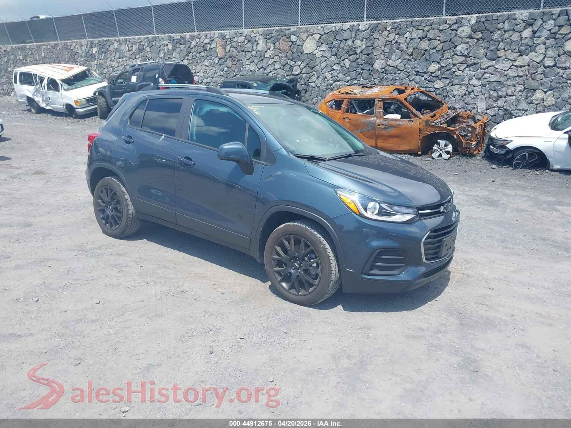 2022 CHEVROLET TRAX — VIN KL7CJPSM9NB528793