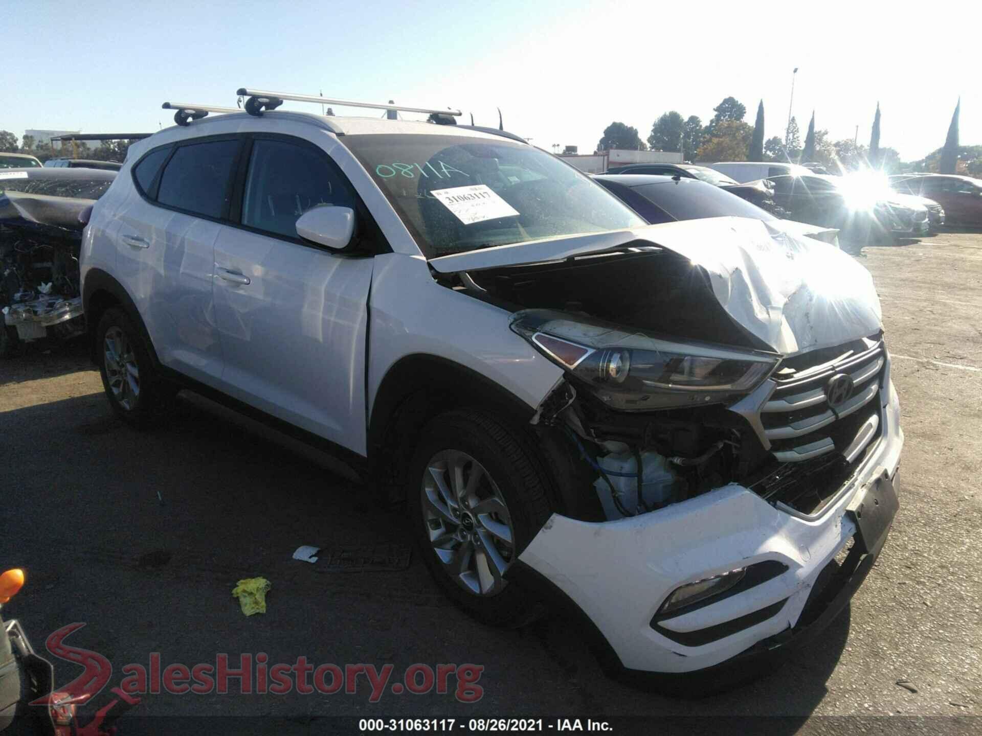 2017 HYUNDAI TUCSON — VIN KM8J33A47HU282930