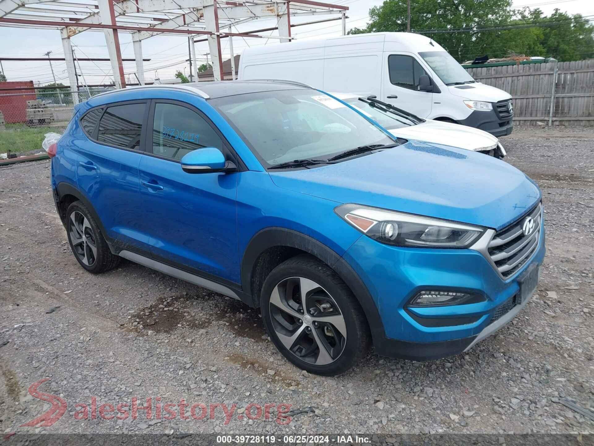 2017 HYUNDAI TUCSON — VIN KM8J3CA27HU402918