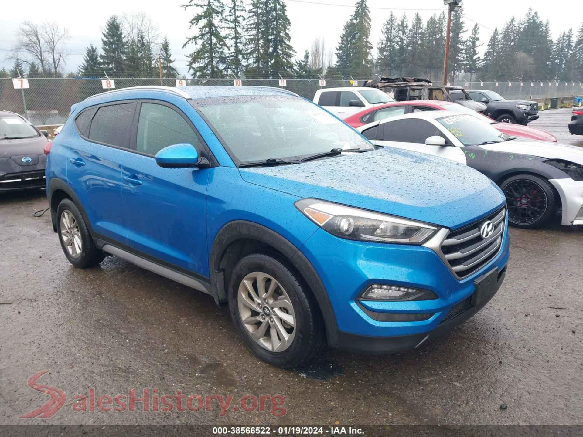 2017 HYUNDAI TUCSON — VIN KM8J3CA44HU385724