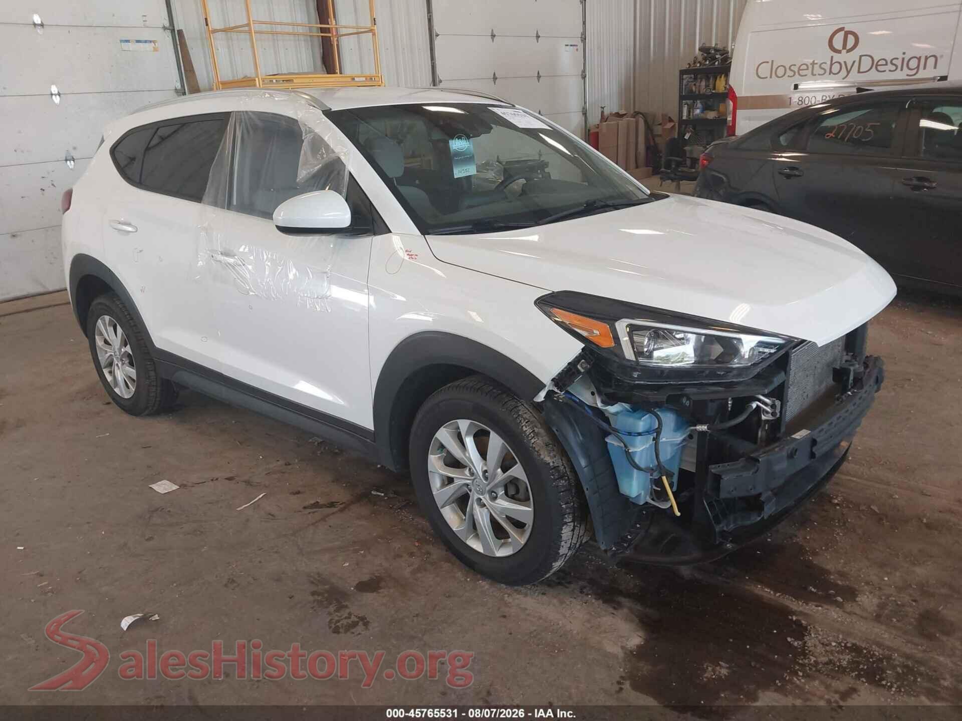 2021 HYUNDAI TUCSON — VIN KM8J3CA46MU317015