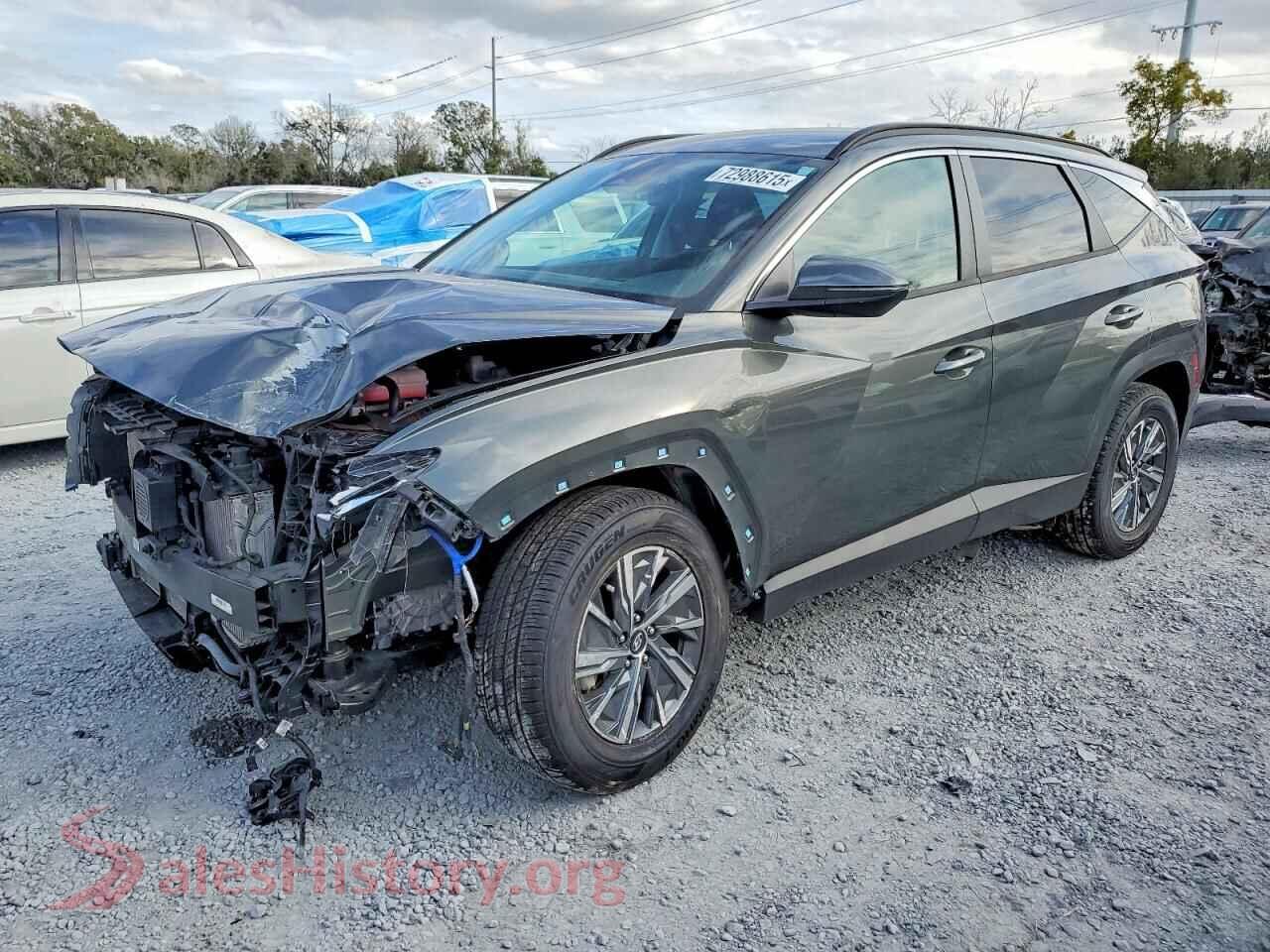 2022 HYUNDAI TUCSON — VIN KM8JBCA18NU018541