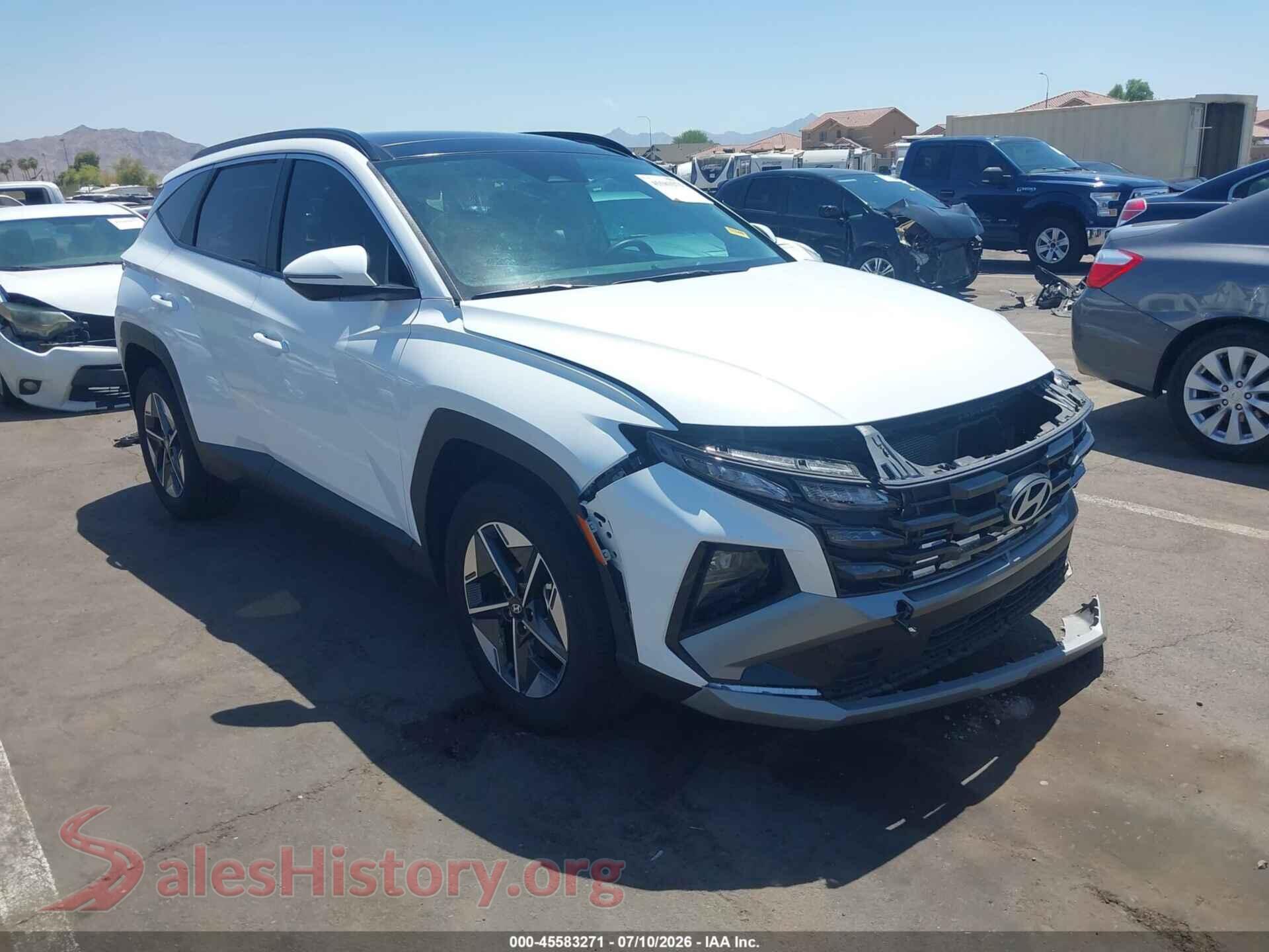 2025 HYUNDAI TUCSON HYBRID — VIN KM8JCDD16SU261808