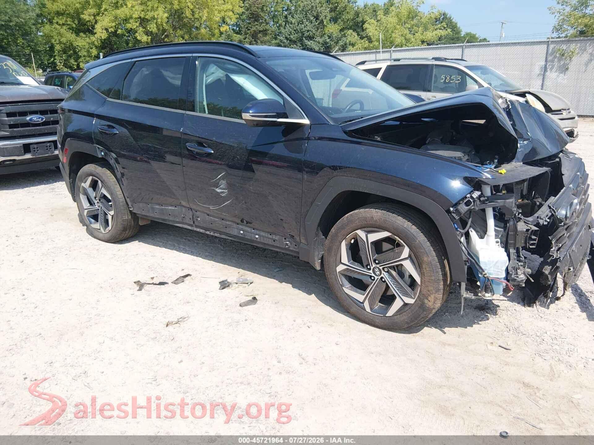 2022 HYUNDAI TUCSON HYBRID — VIN KM8JECA15NU038379