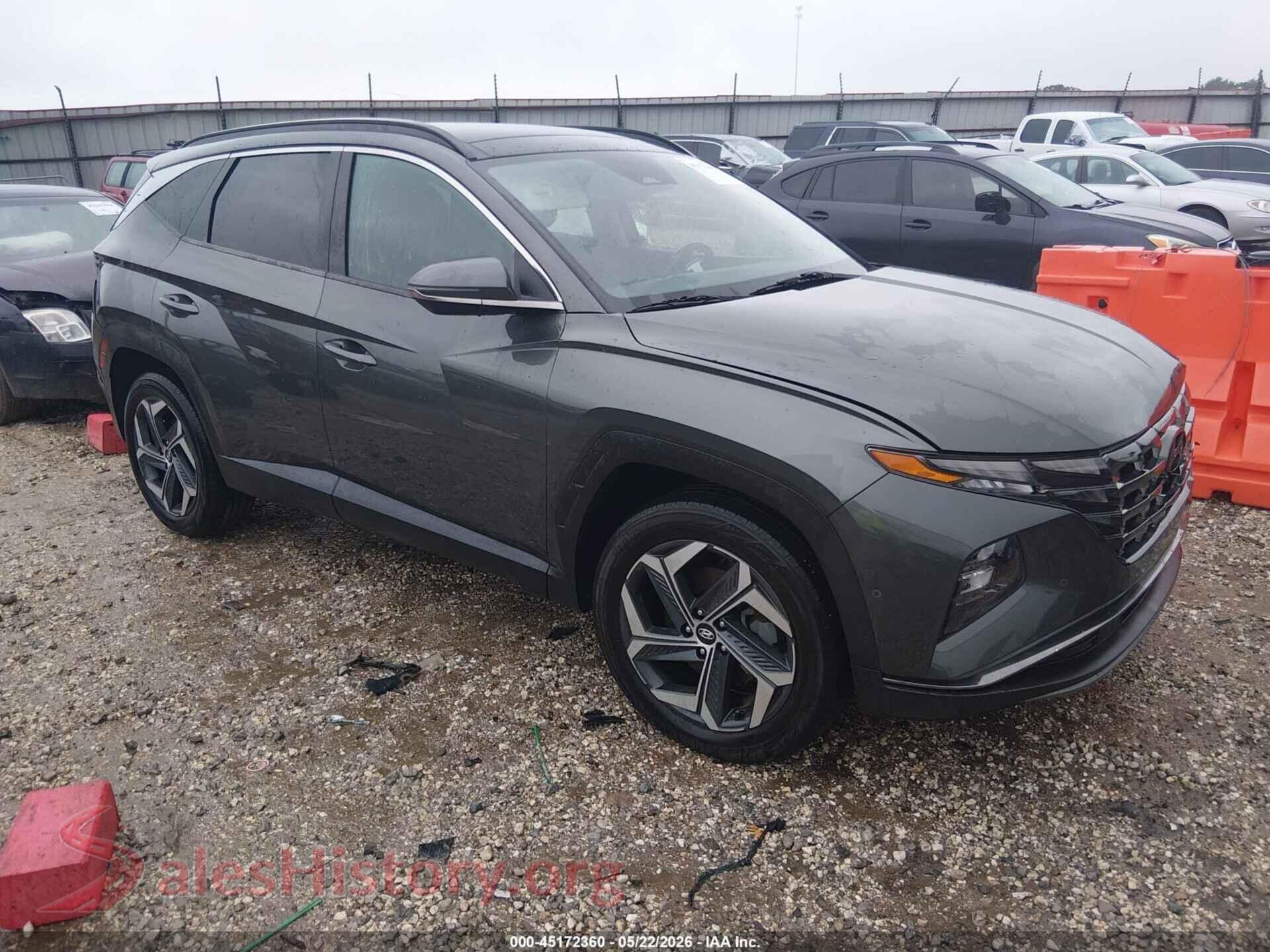 2022 HYUNDAI TUCSON HYBRID — VIN KM8JECA18NU027733