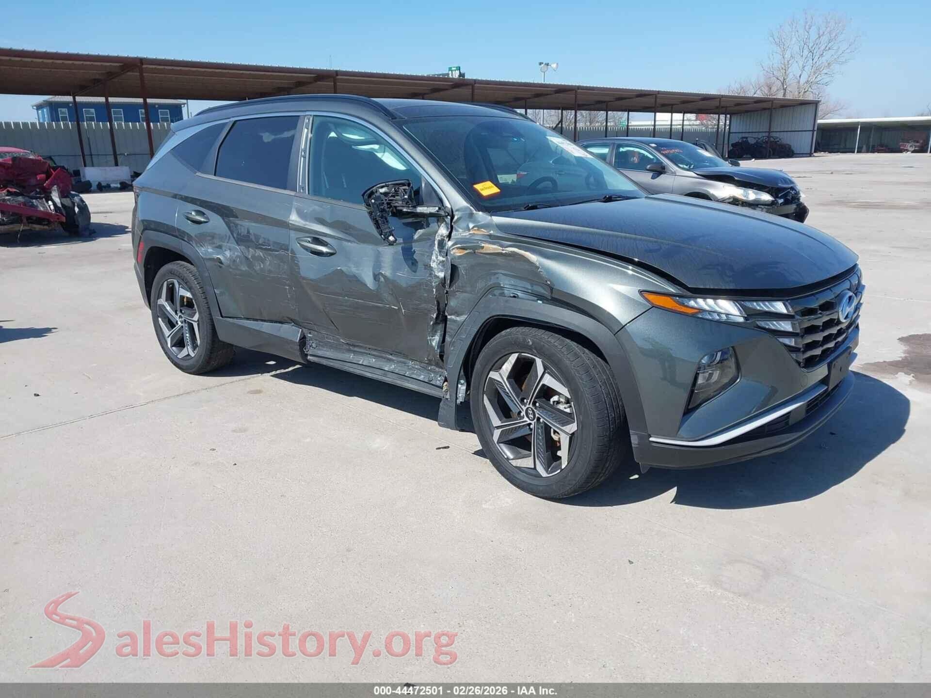 2022 HYUNDAI TUCSON HYBRID — VIN KM8JFCA16NU049047