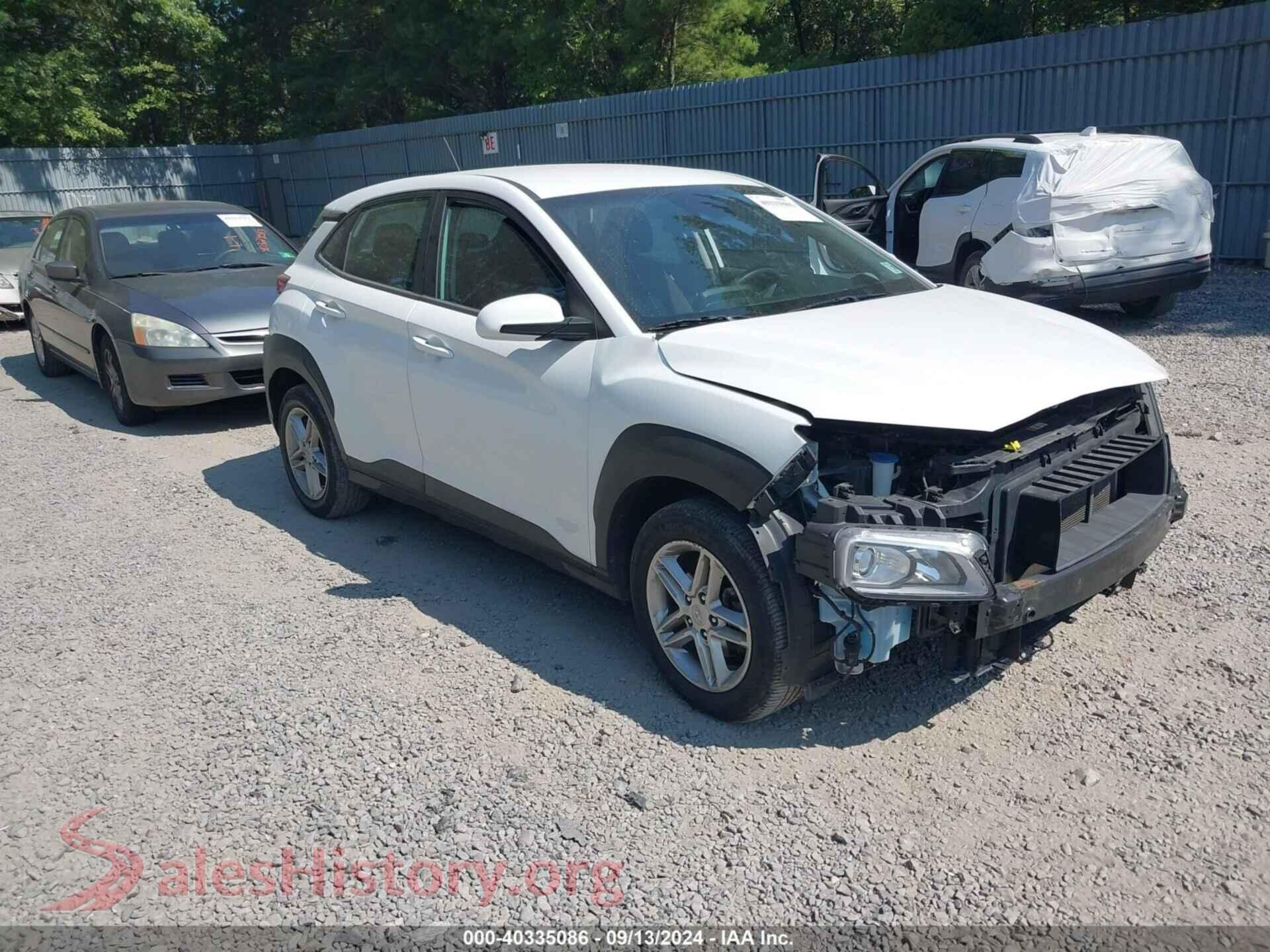 2021 HYUNDAI KONA — VIN KM8K12AA2MU750227