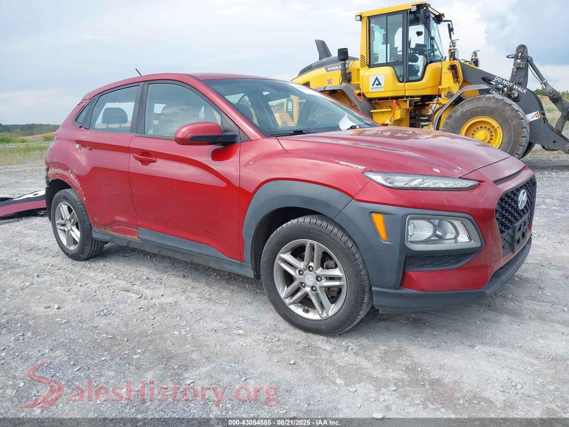 2019 HYUNDAI KONA — VIN KM8K12AAXKU222030