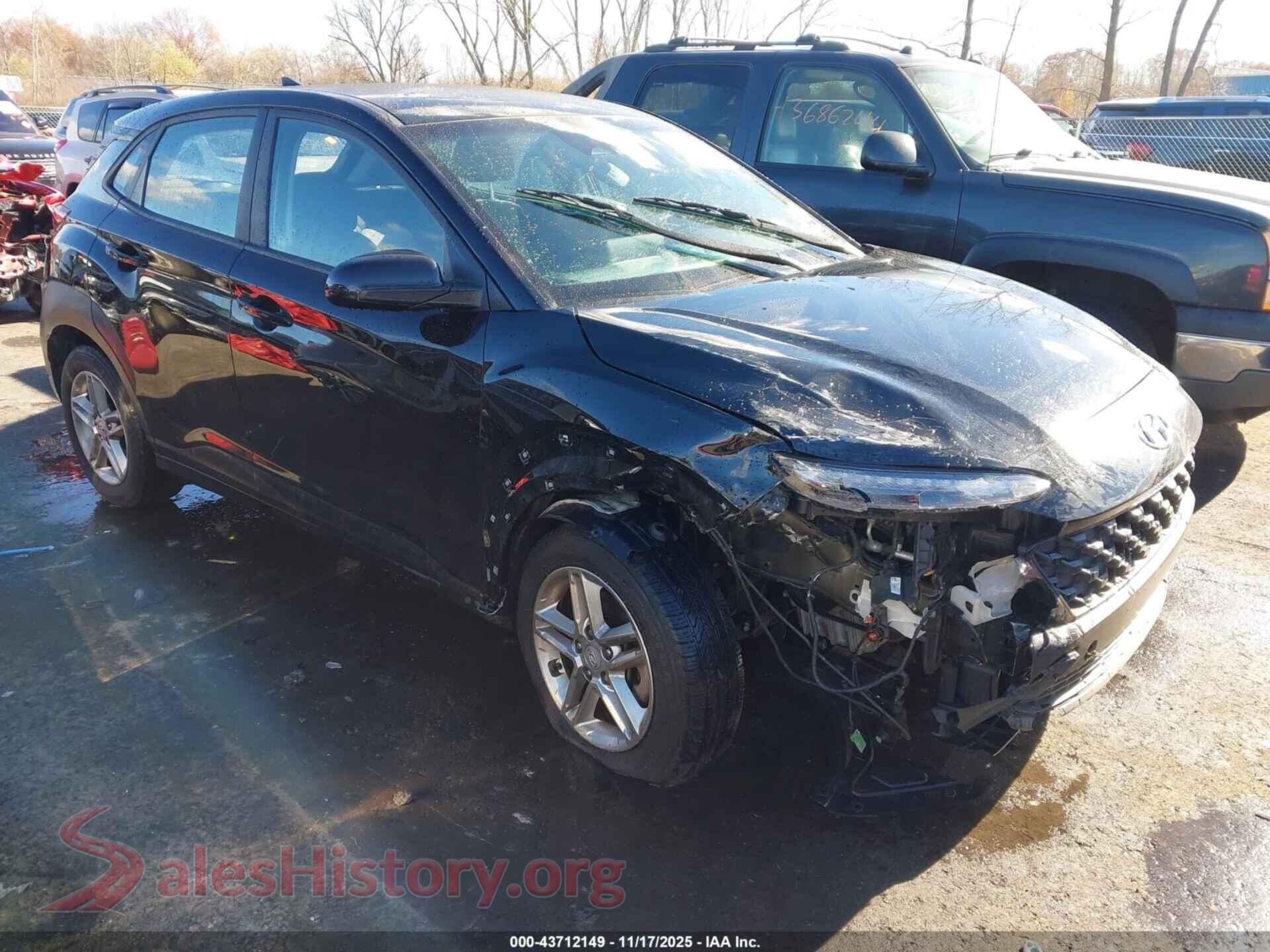 2022 HYUNDAI KONA — VIN KM8K22AB5NU760760