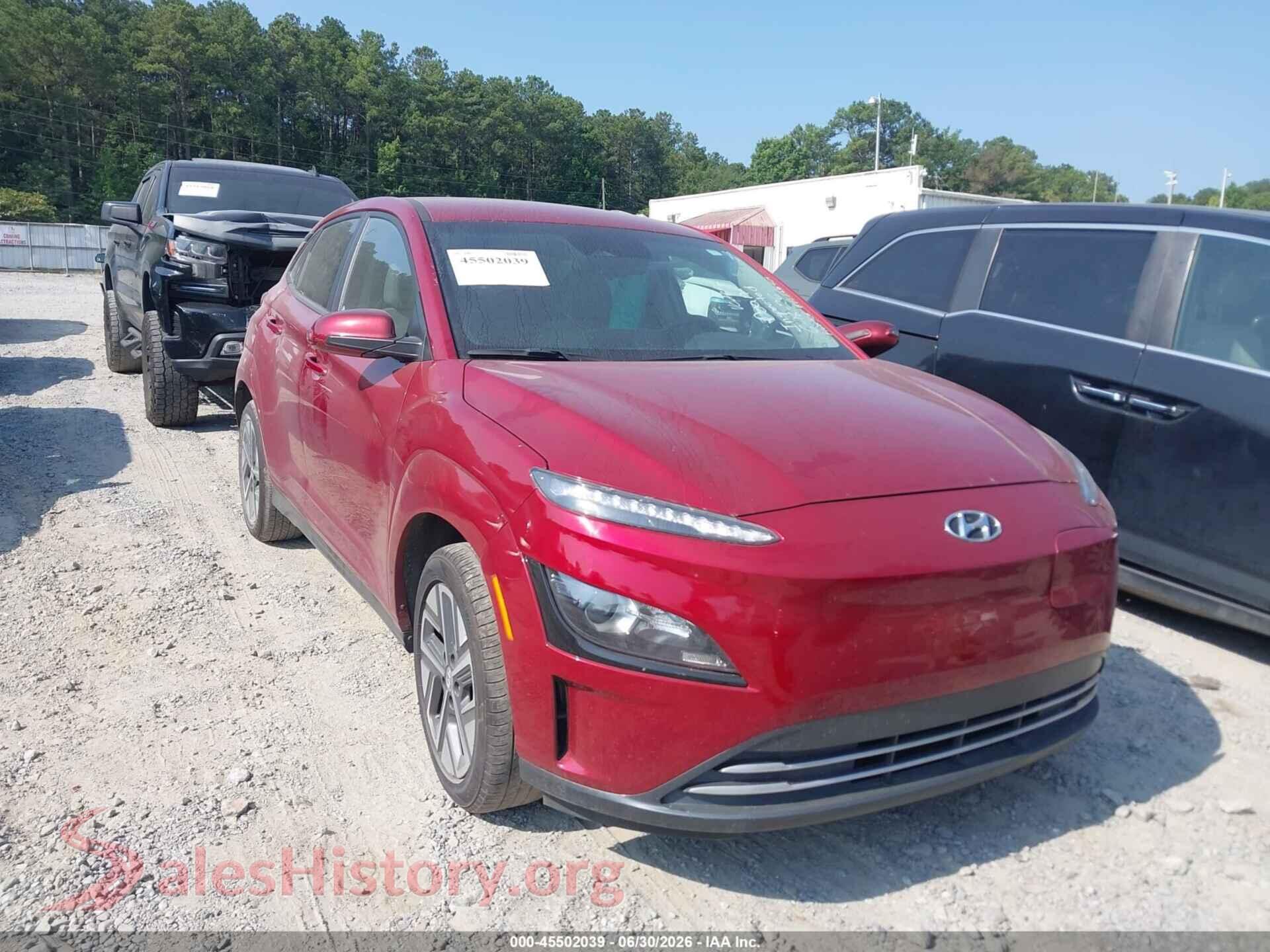 2023 HYUNDAI KONA ELECTRIC — VIN KM8K23AG0PU189697