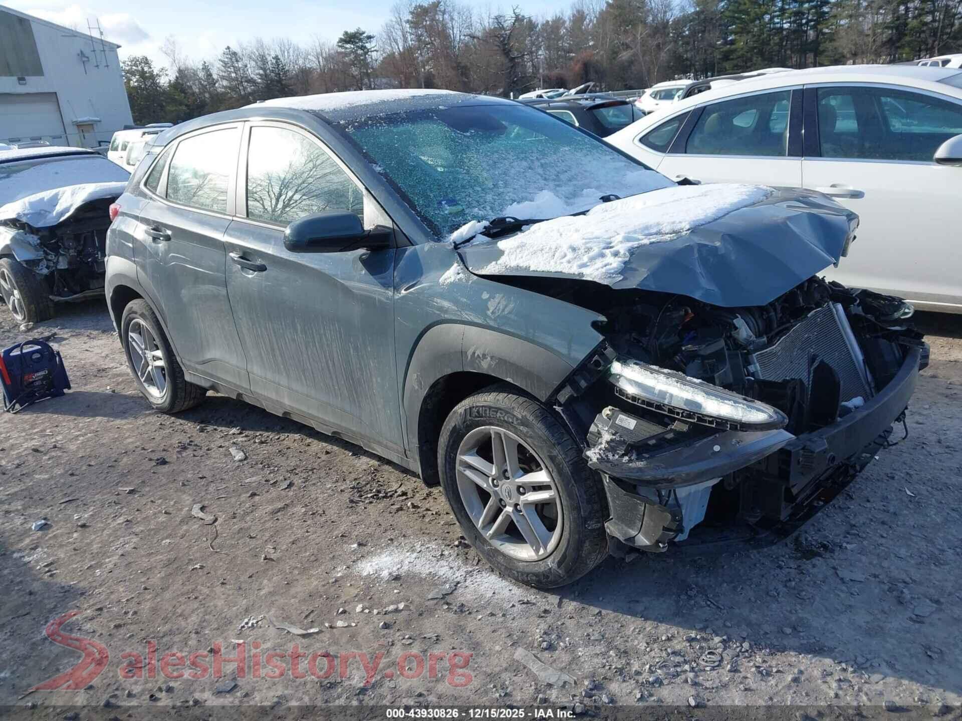2022 HYUNDAI KONA — VIN KM8K2CAB4NU871130