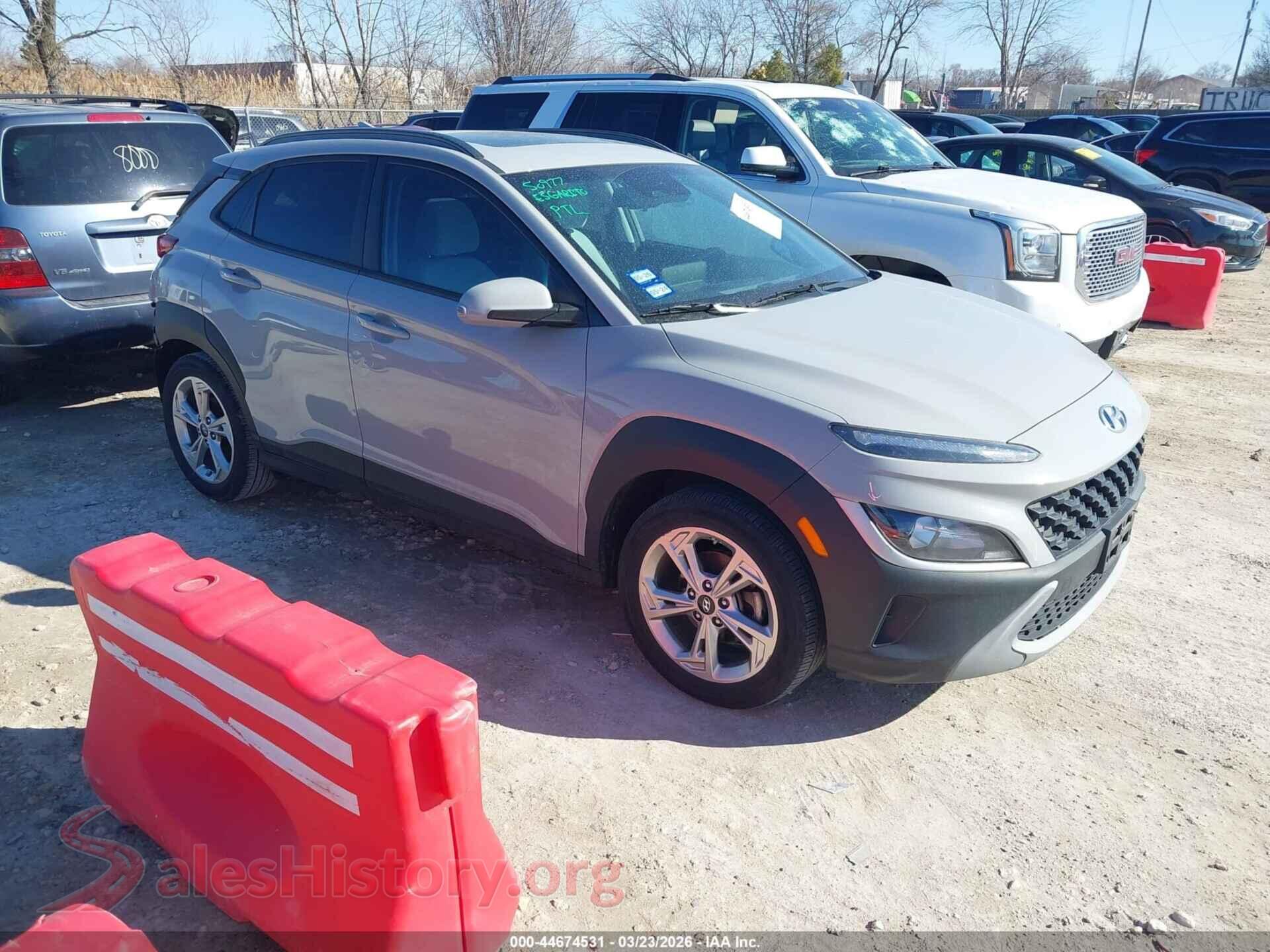 2022 HYUNDAI KONA — VIN KM8K32AB0NU891561