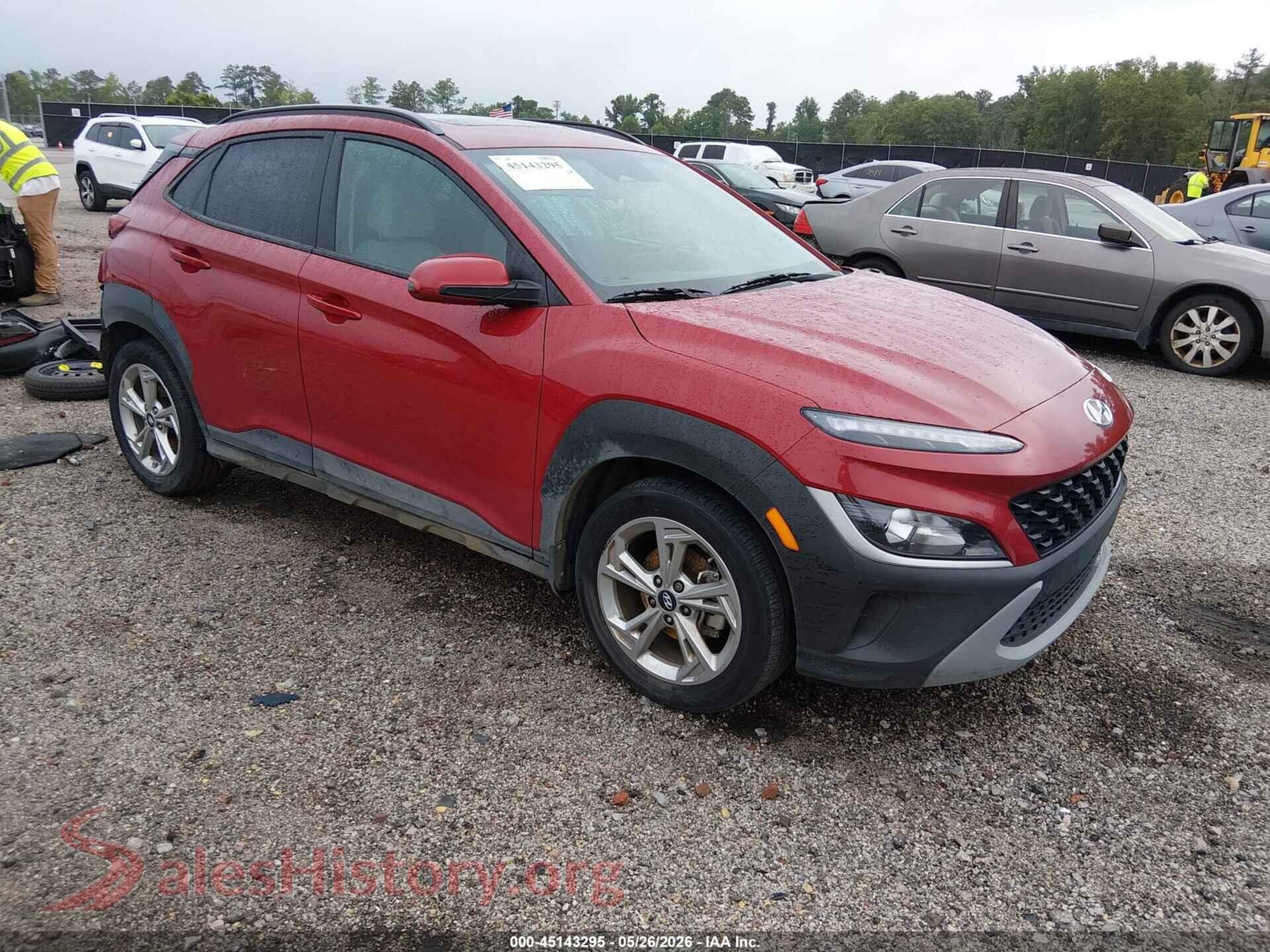2022 HYUNDAI KONA — VIN KM8K32AB2NU863356