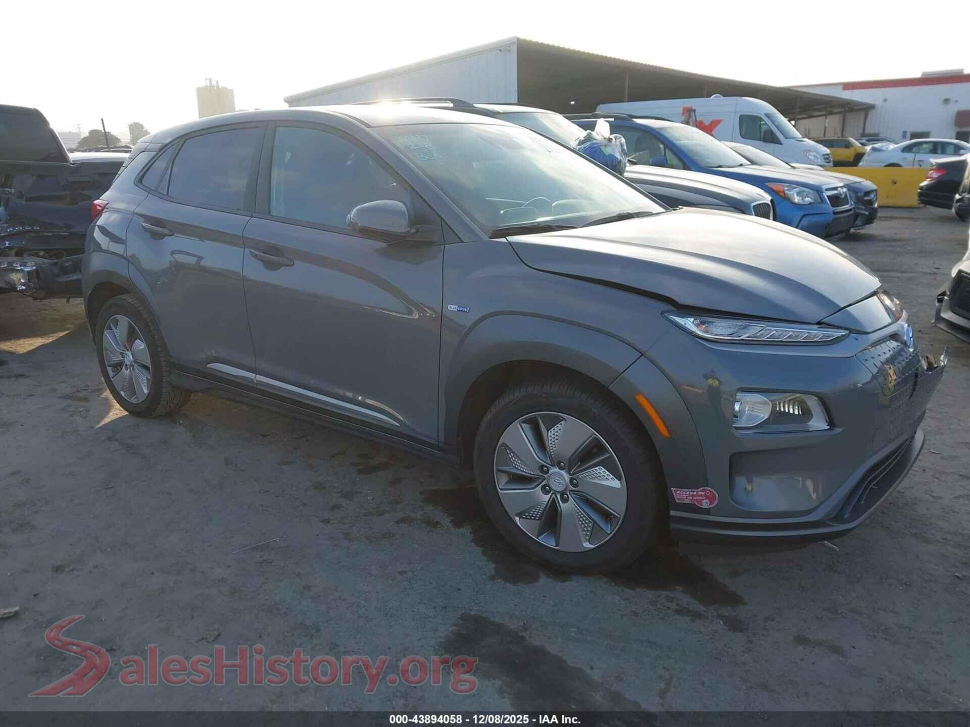 2020 HYUNDAI KONA ELECTRIC — VIN KM8K33AG3LU060862