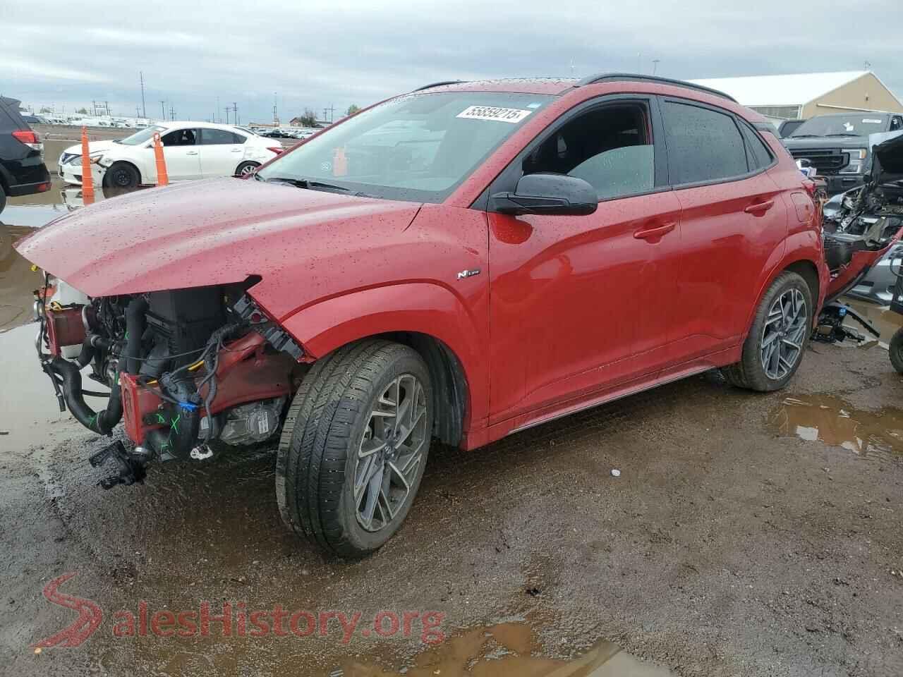 2022 HYUNDAI KONA — VIN KM8K3CA30NU870577