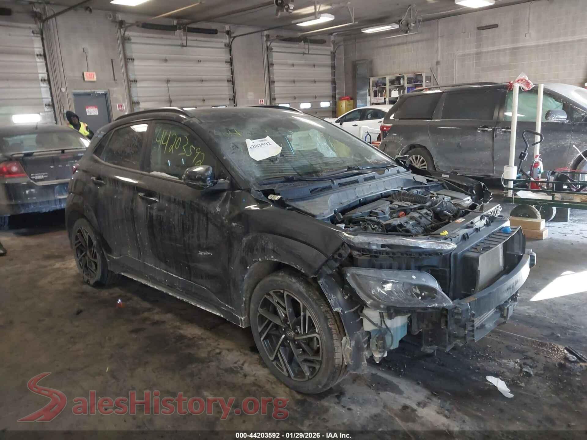 2022 HYUNDAI KONA — VIN KM8K3CA34NU853653