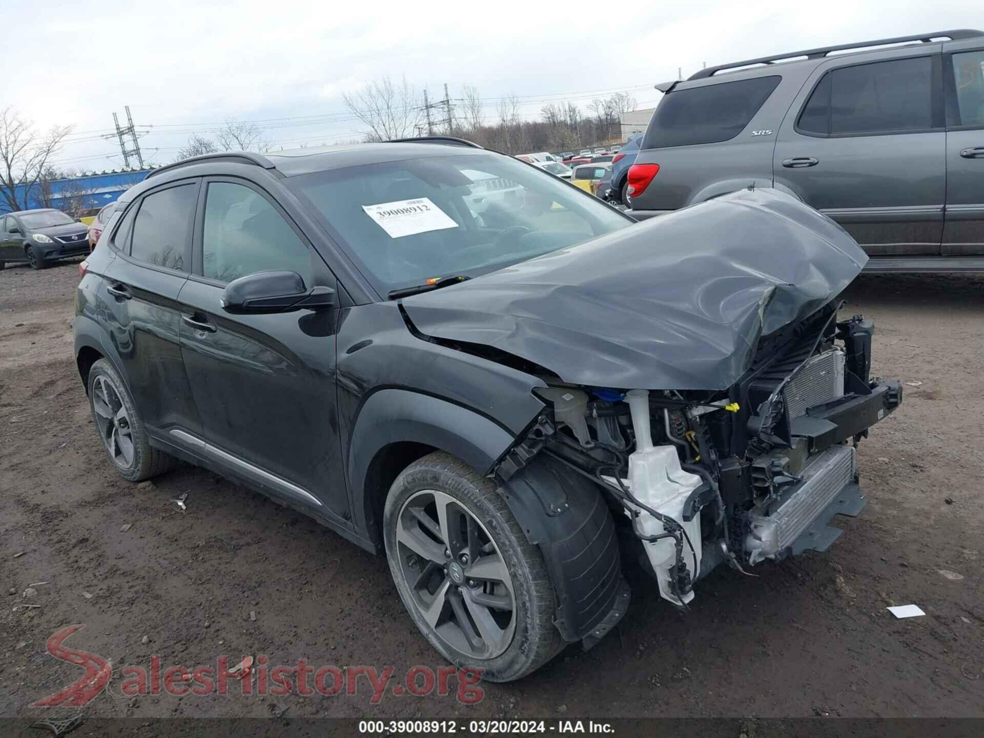 2021 HYUNDAI KONA — VIN KM8K3CA5XMU687932