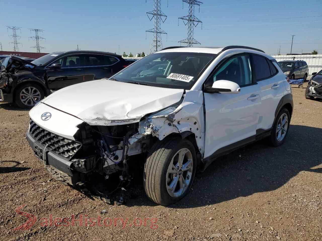 2022 HYUNDAI KONA — VIN KM8K3CAB9NU909416