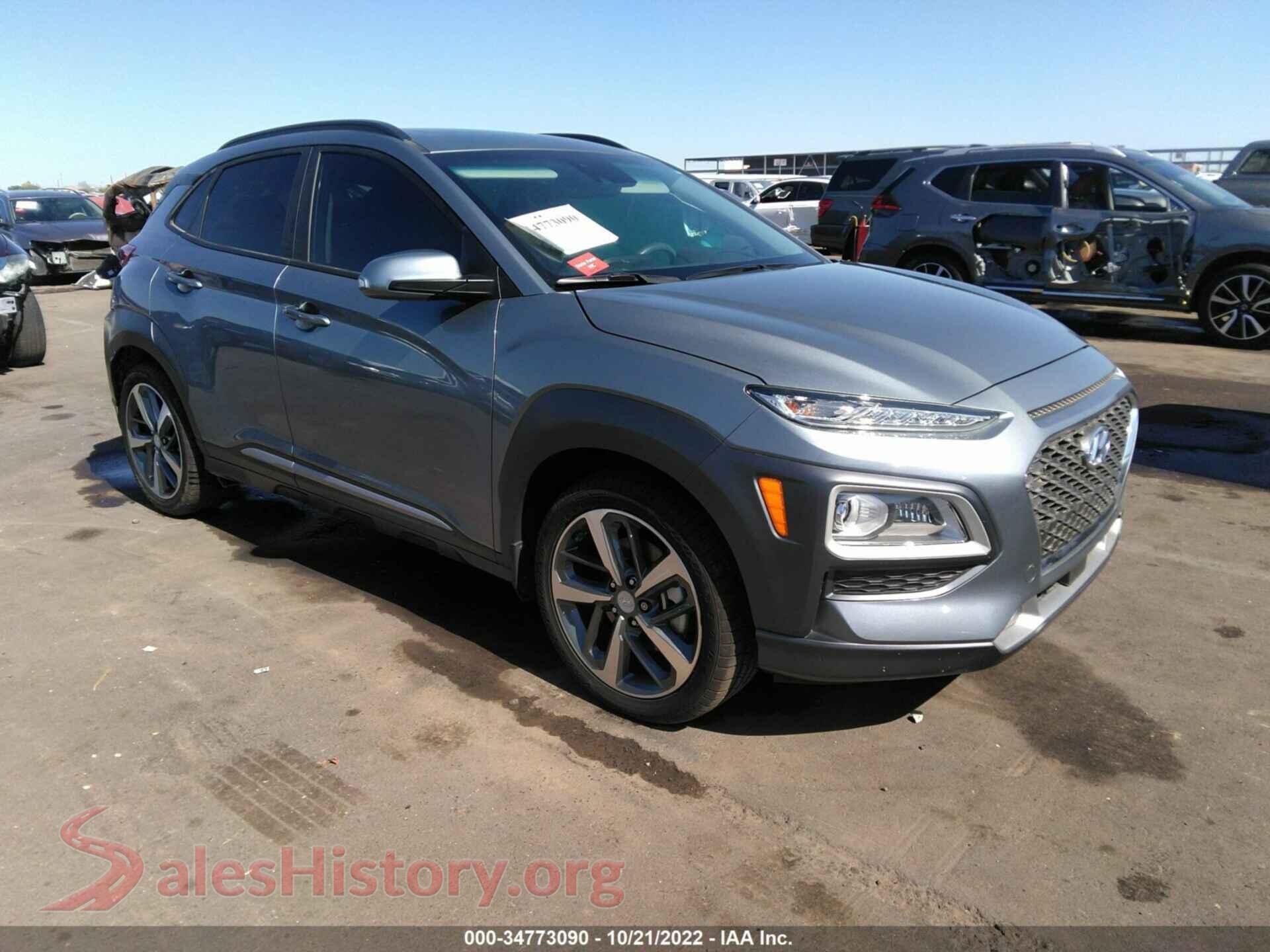 2020 HYUNDAI KONA — VIN KM8K53A54LU457179