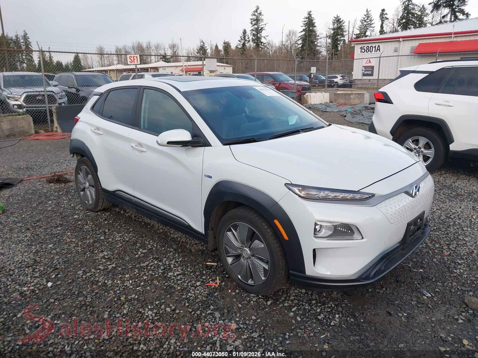 2020 HYUNDAI KONA ELECTRIC — VIN KM8K53AG3LU064503