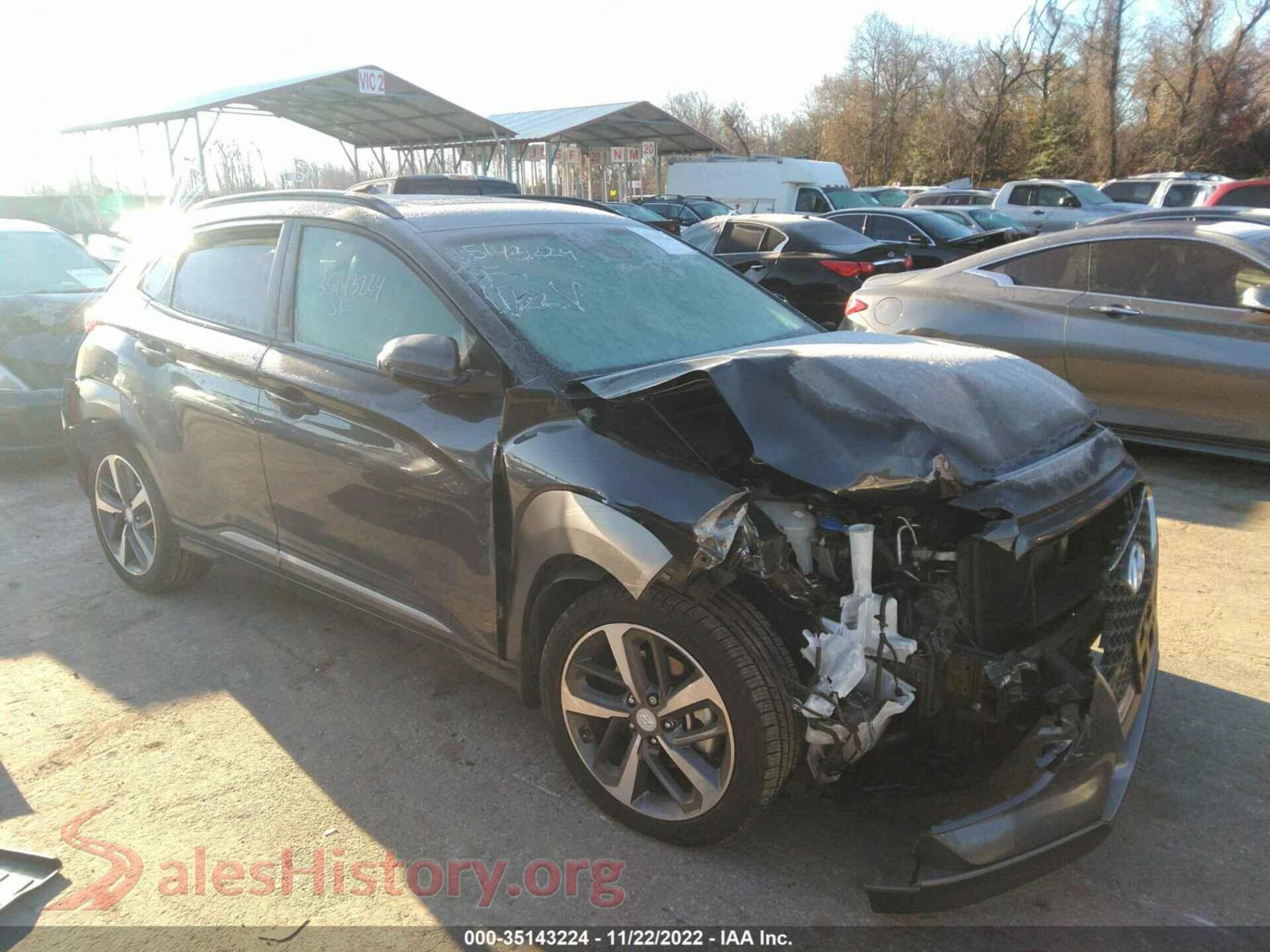 2019 HYUNDAI KONA — VIN KM8K5CA50KU328645