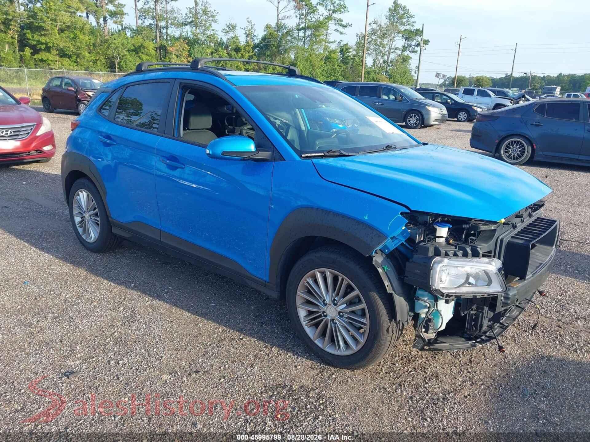 2021 HYUNDAI KONA — VIN KM8K62AA0MU615555