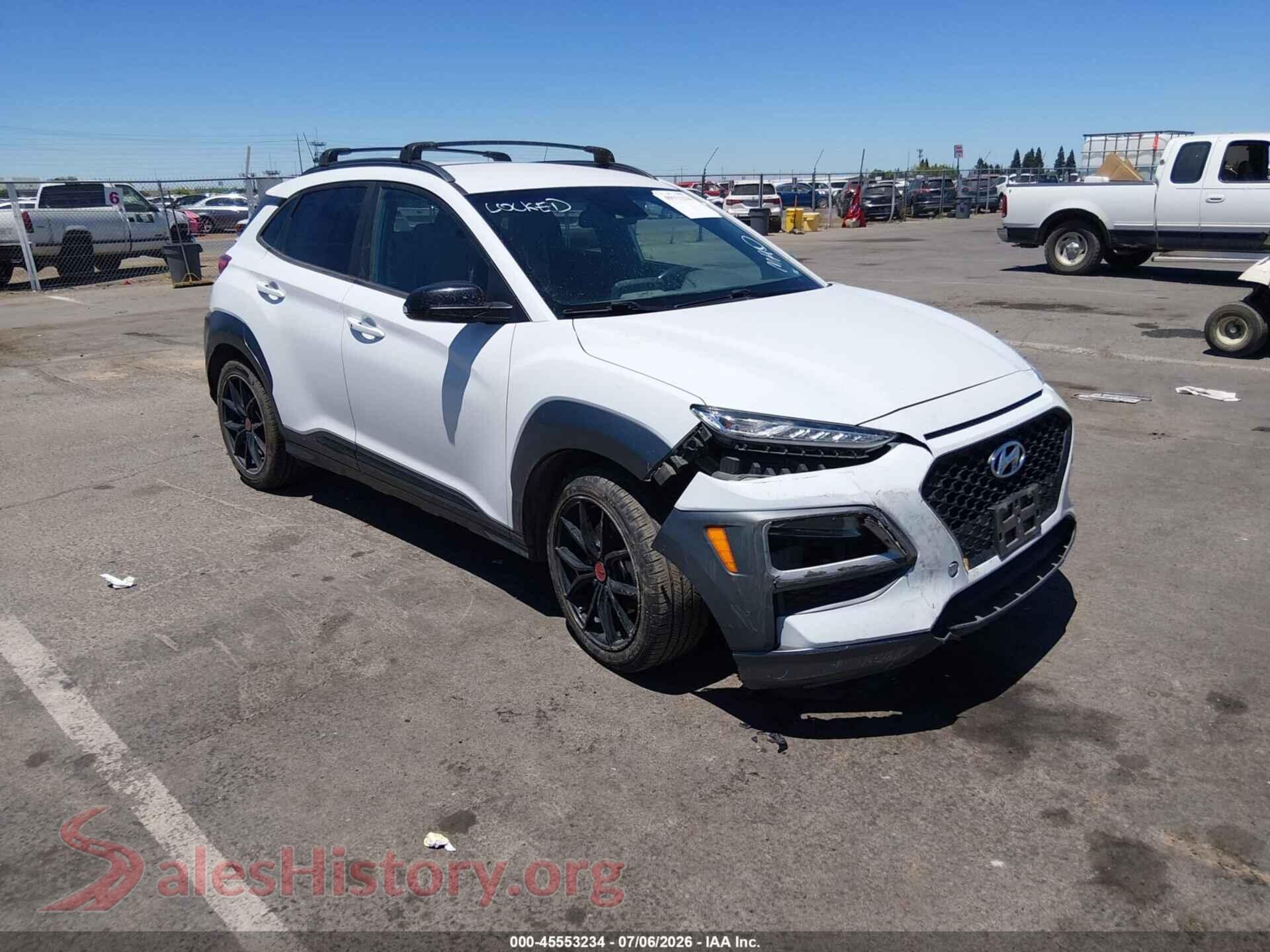 2021 HYUNDAI KONA — VIN KM8K63A5XMU678722