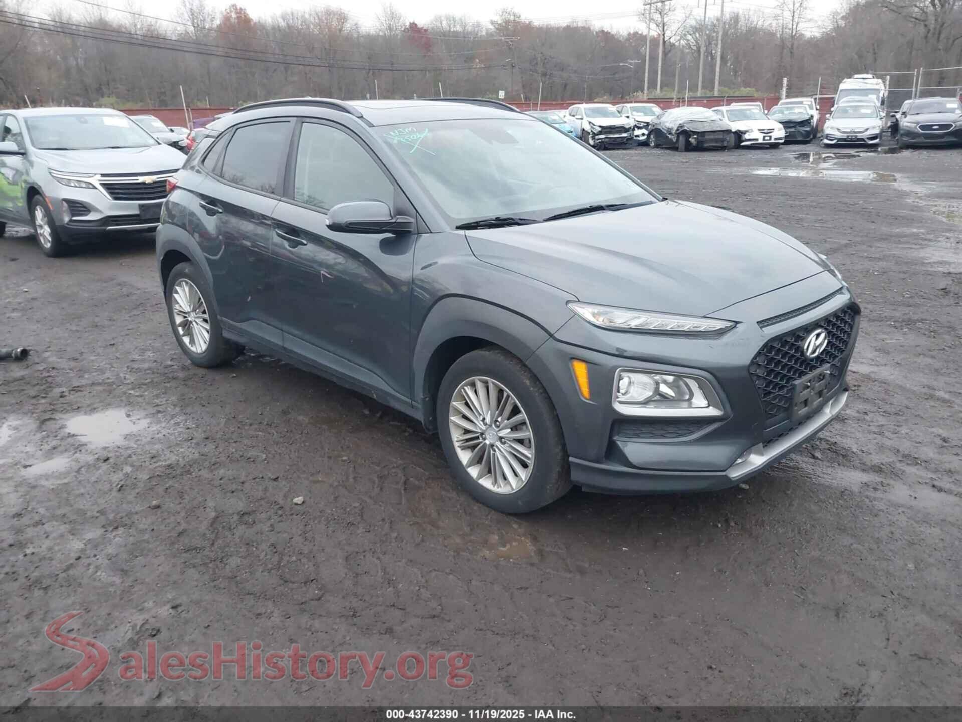 2019 HYUNDAI KONA — VIN KM8K6CAA1KU326283