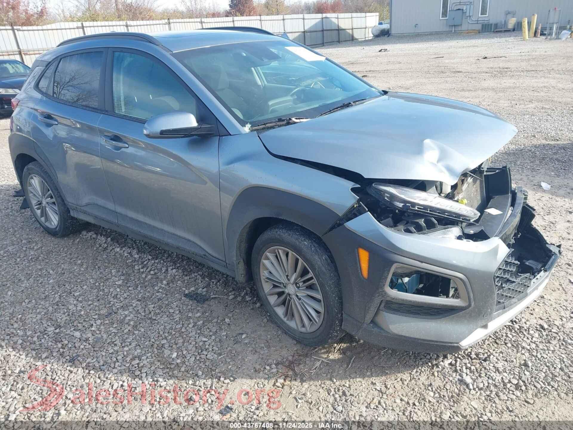 2021 HYUNDAI KONA — VIN KM8K6CAA5MU613855
