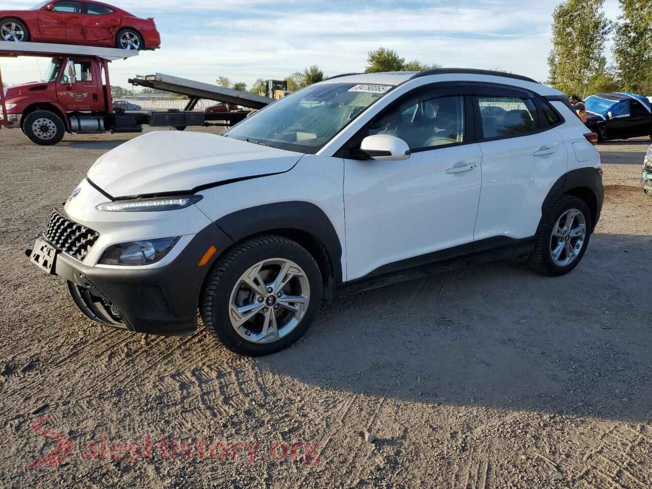 2022 HYUNDAI KONA — VIN KM8K6CAB3NU835563