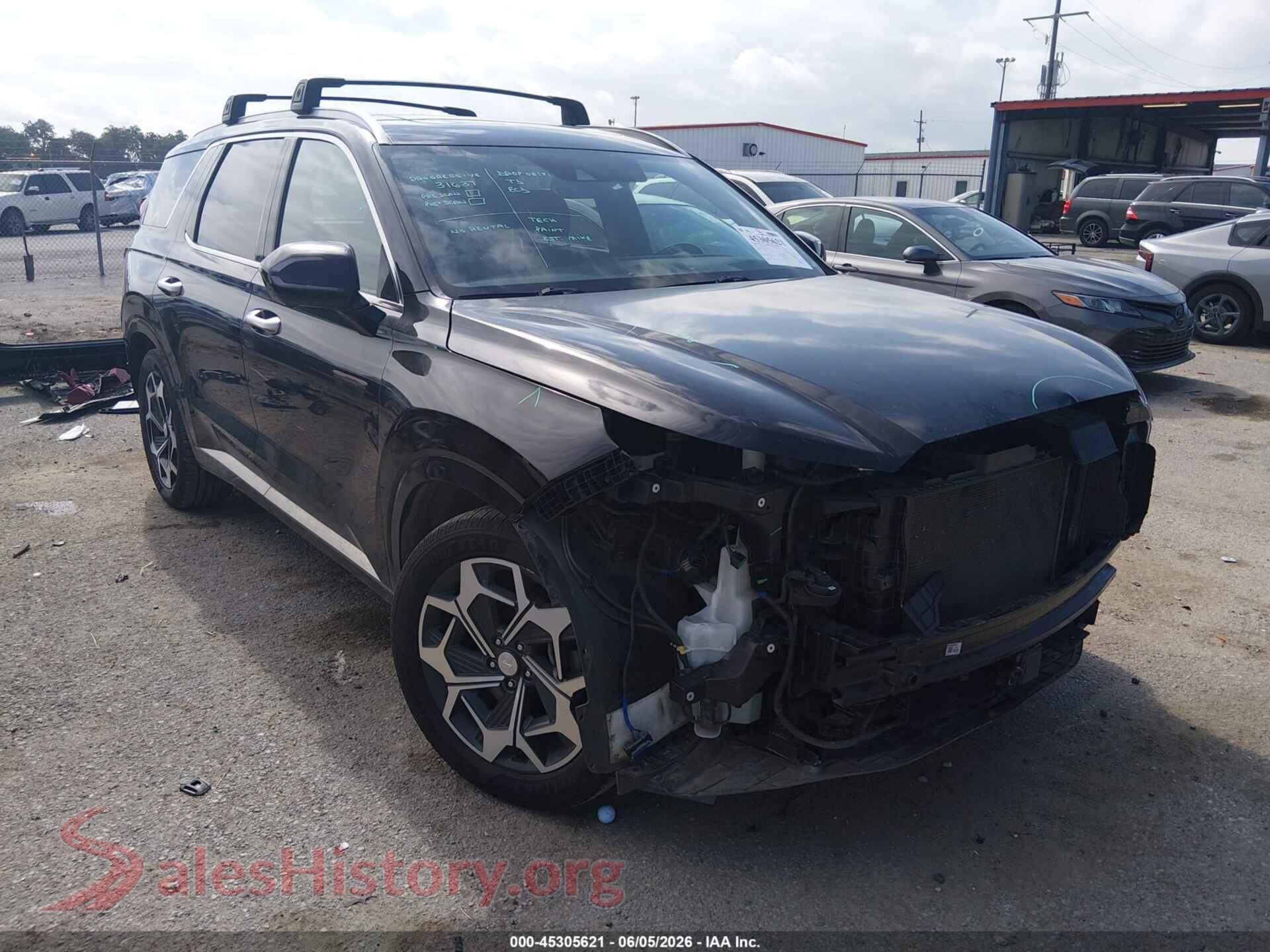 2022 HYUNDAI PALISADE — VIN KM8R74HE3NU480153