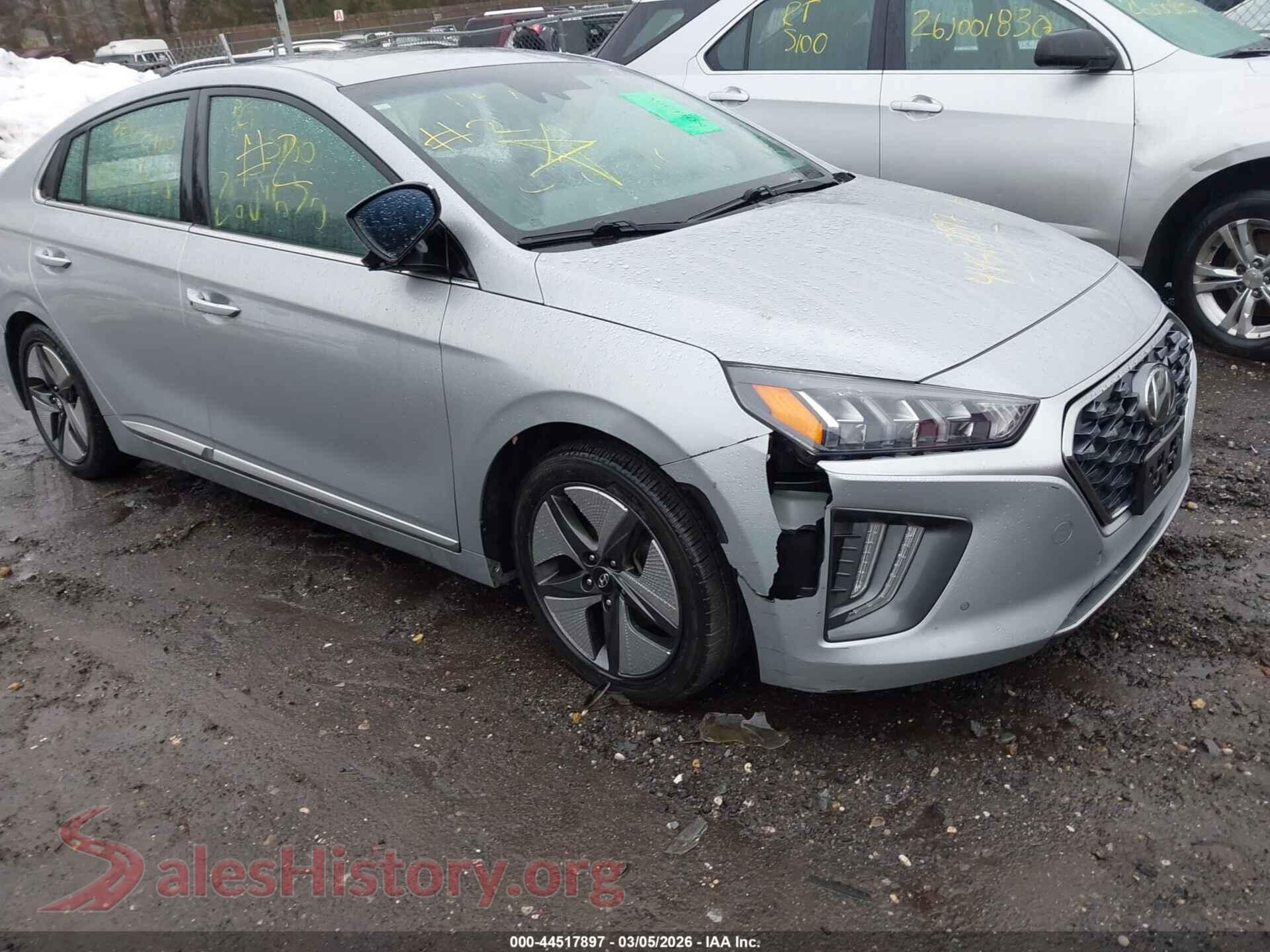 2021 HYUNDAI IONIQ HYBRID — VIN KMHC05LC1MU251619