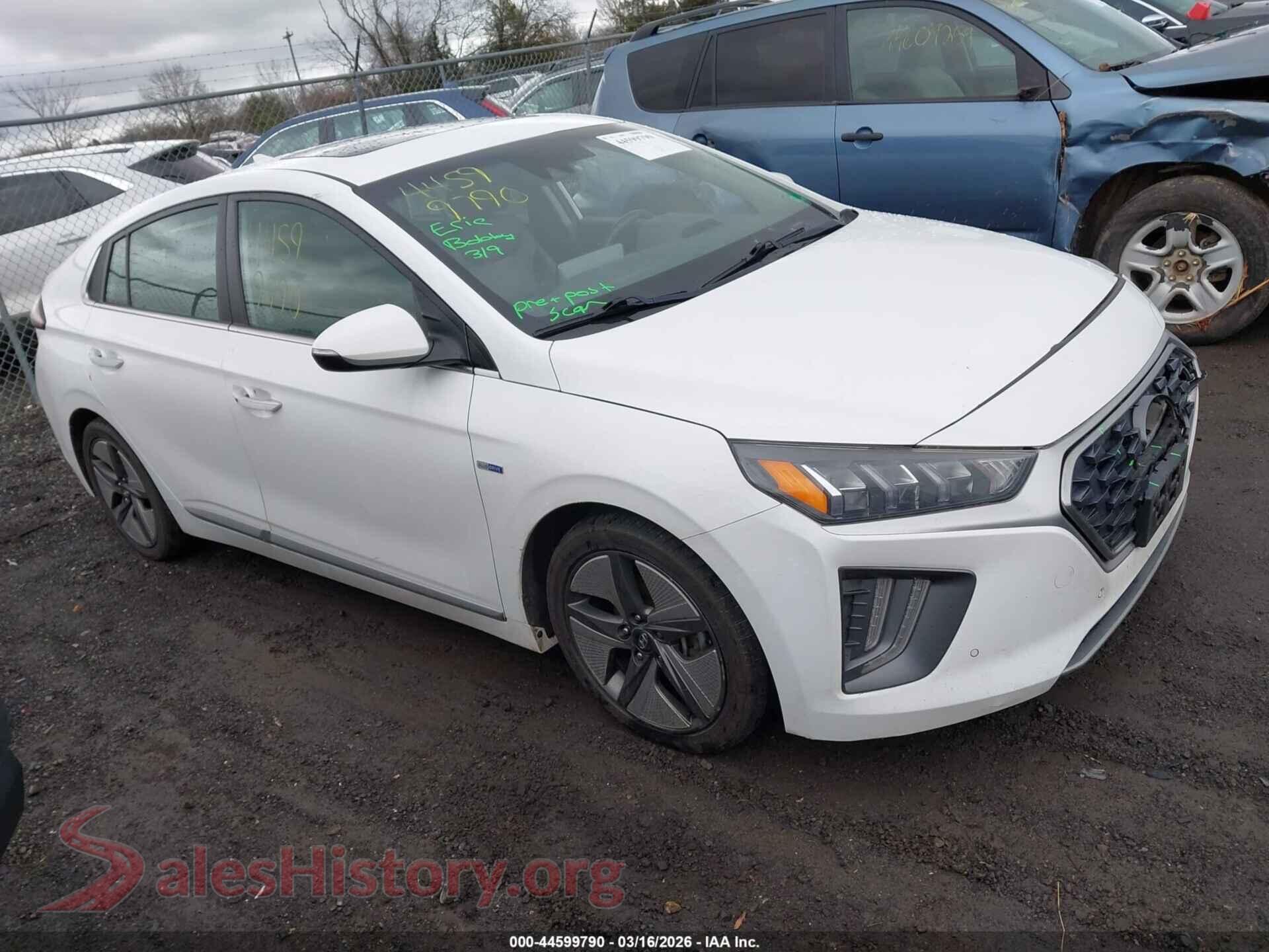 2020 HYUNDAI IONIQ HYBRID — VIN KMHC05LC6LU231820