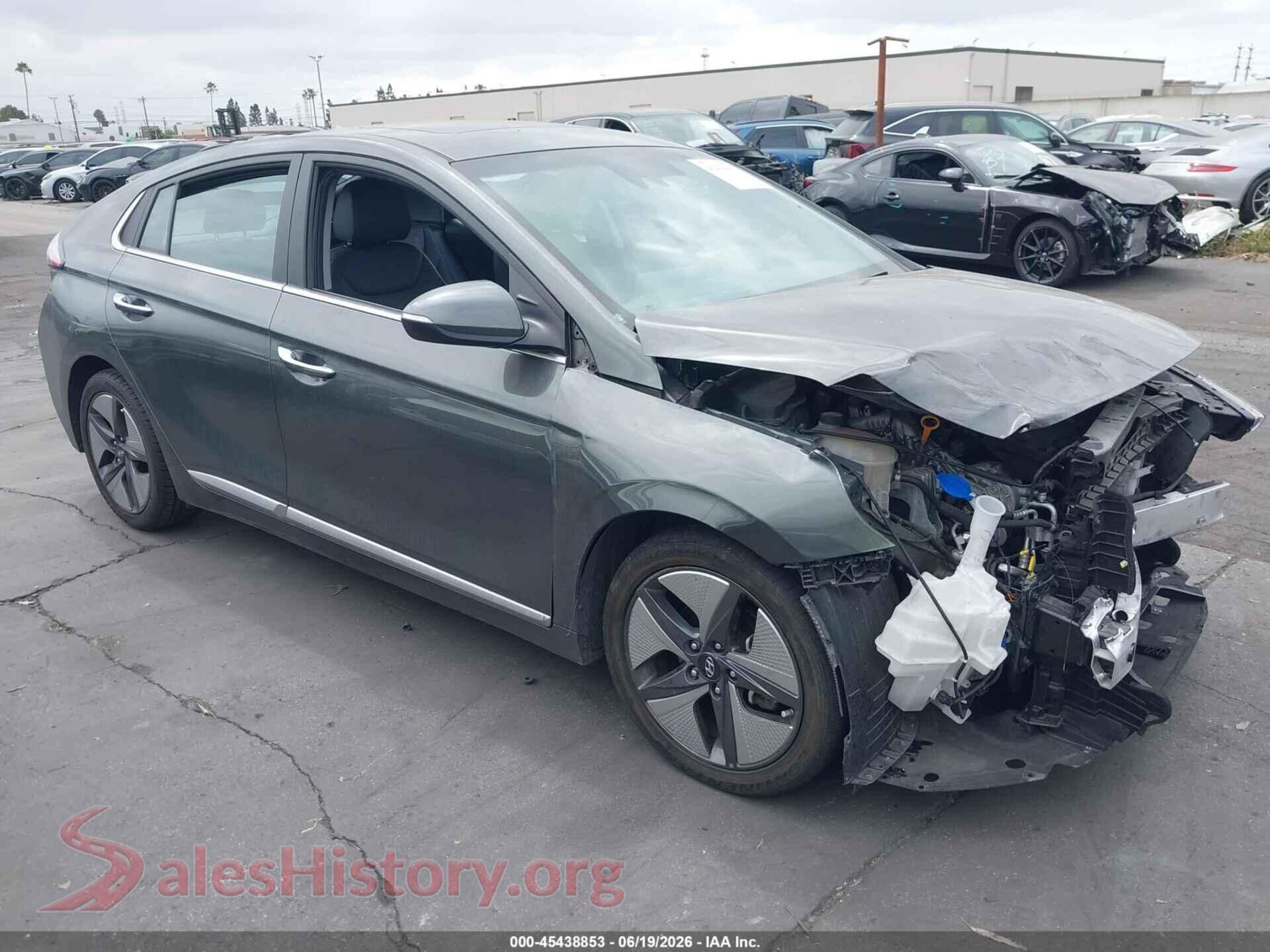 2022 HYUNDAI IONIQ HYBRID — VIN KMHC05LC9NU266340