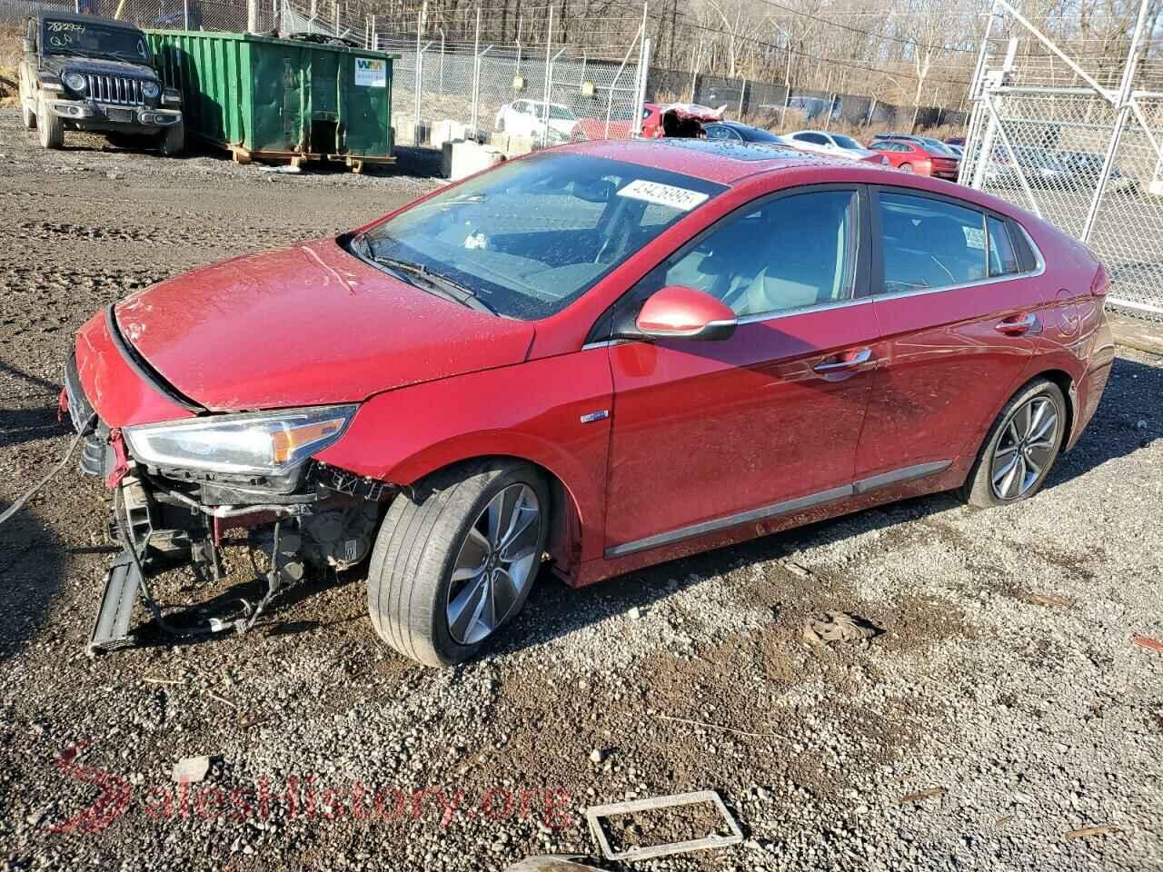 2019 HYUNDAI IONIQ — VIN KMHC05LCXKU144047