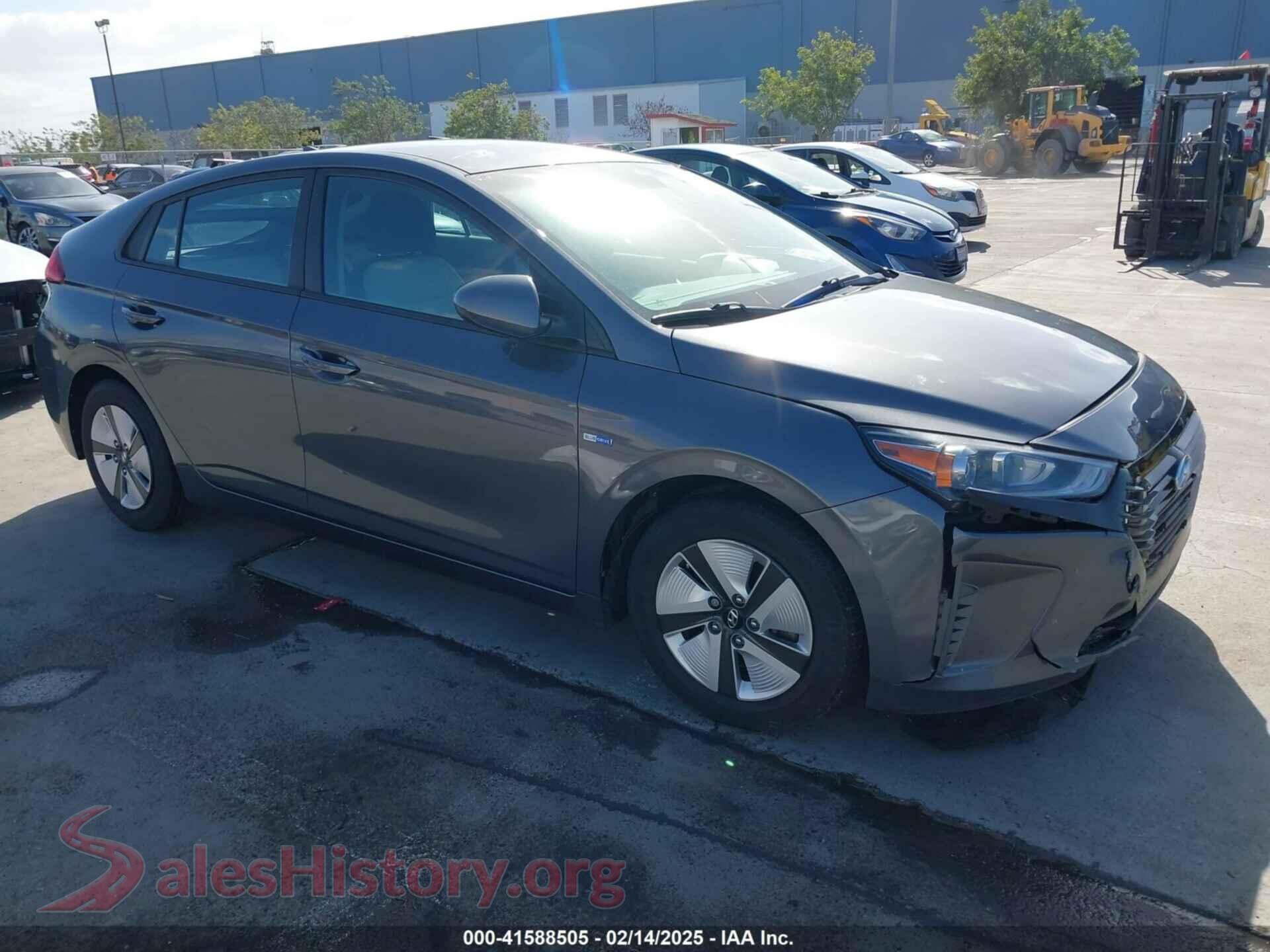 2018 HYUNDAI IONIQ HYBRID — VIN KMHC65LC0JU065418