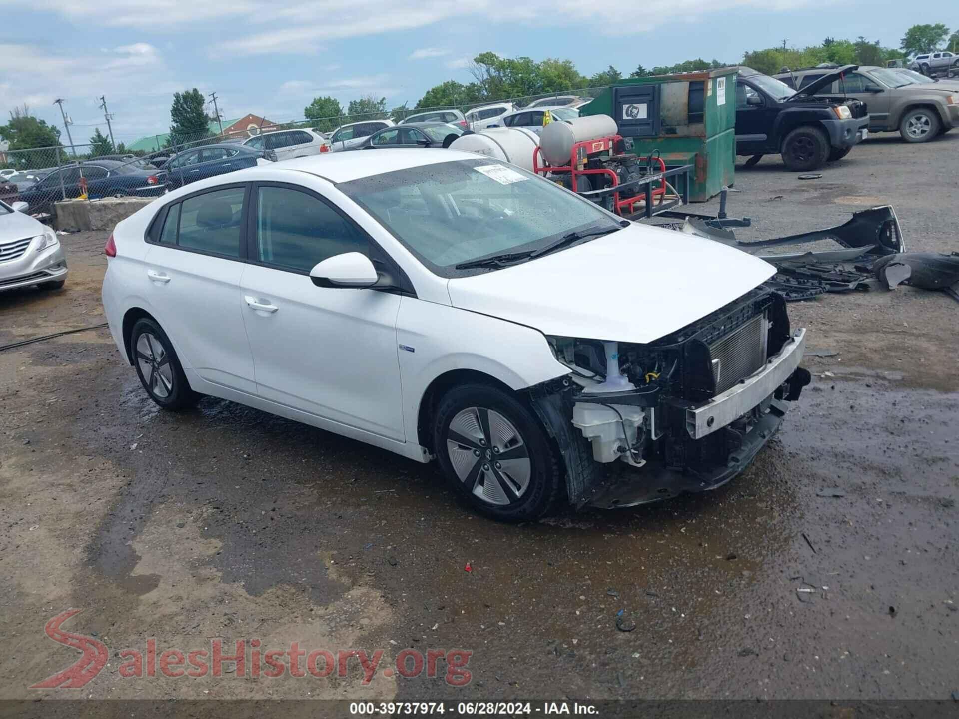 2019 HYUNDAI IONIQ HYBRID — VIN KMHC65LC0KU179288