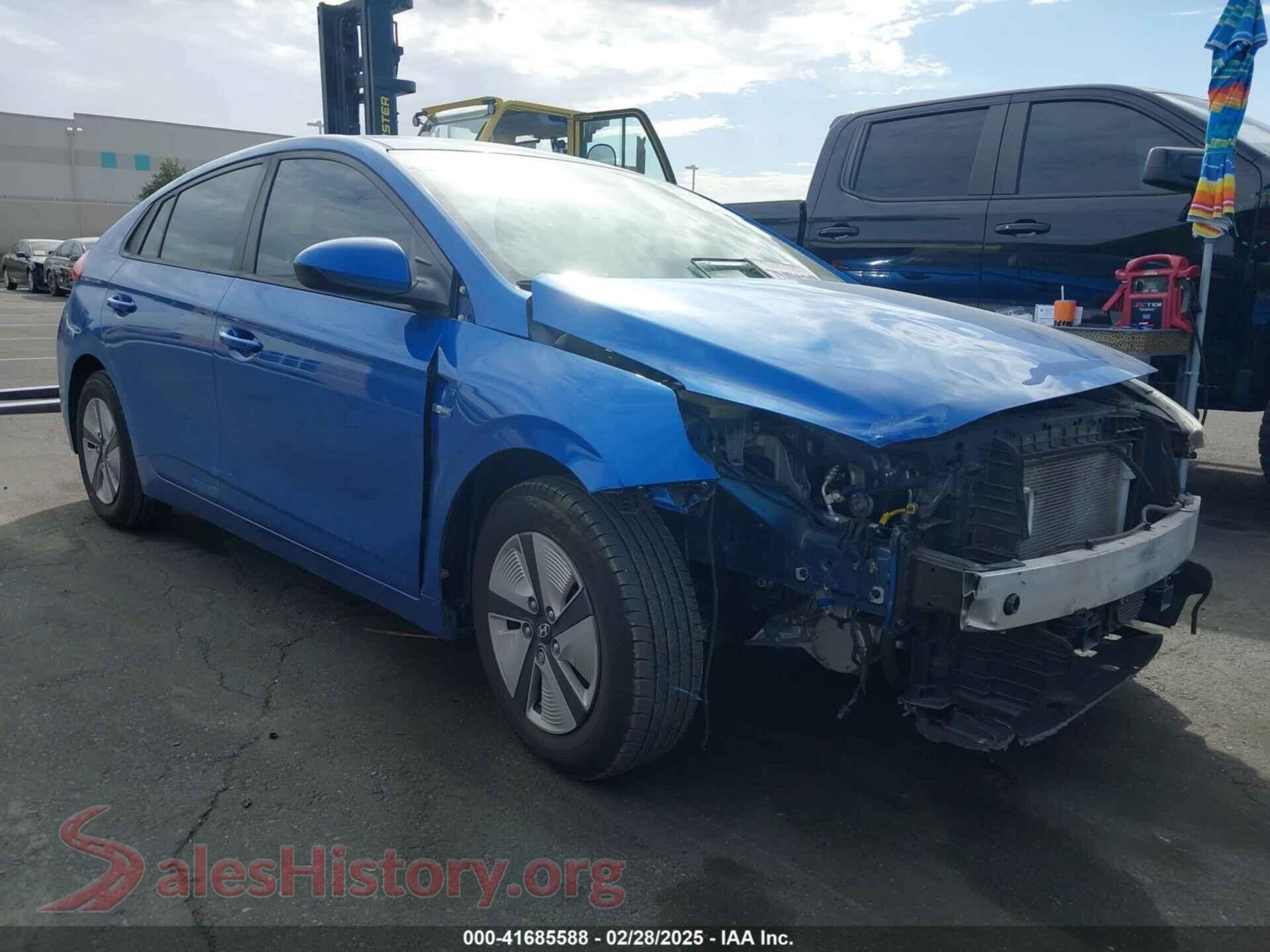 2017 HYUNDAI IONIQ HYBRID — VIN KMHC65LC1HU022166