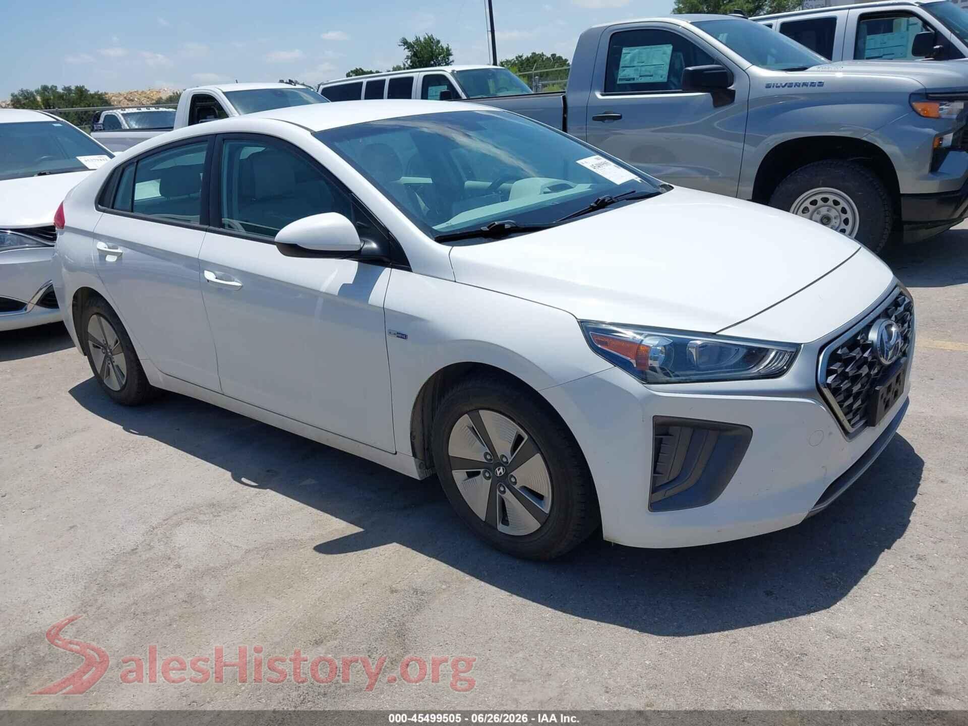 2020 HYUNDAI IONIQ HYBRID — VIN KMHC65LC4LU233354