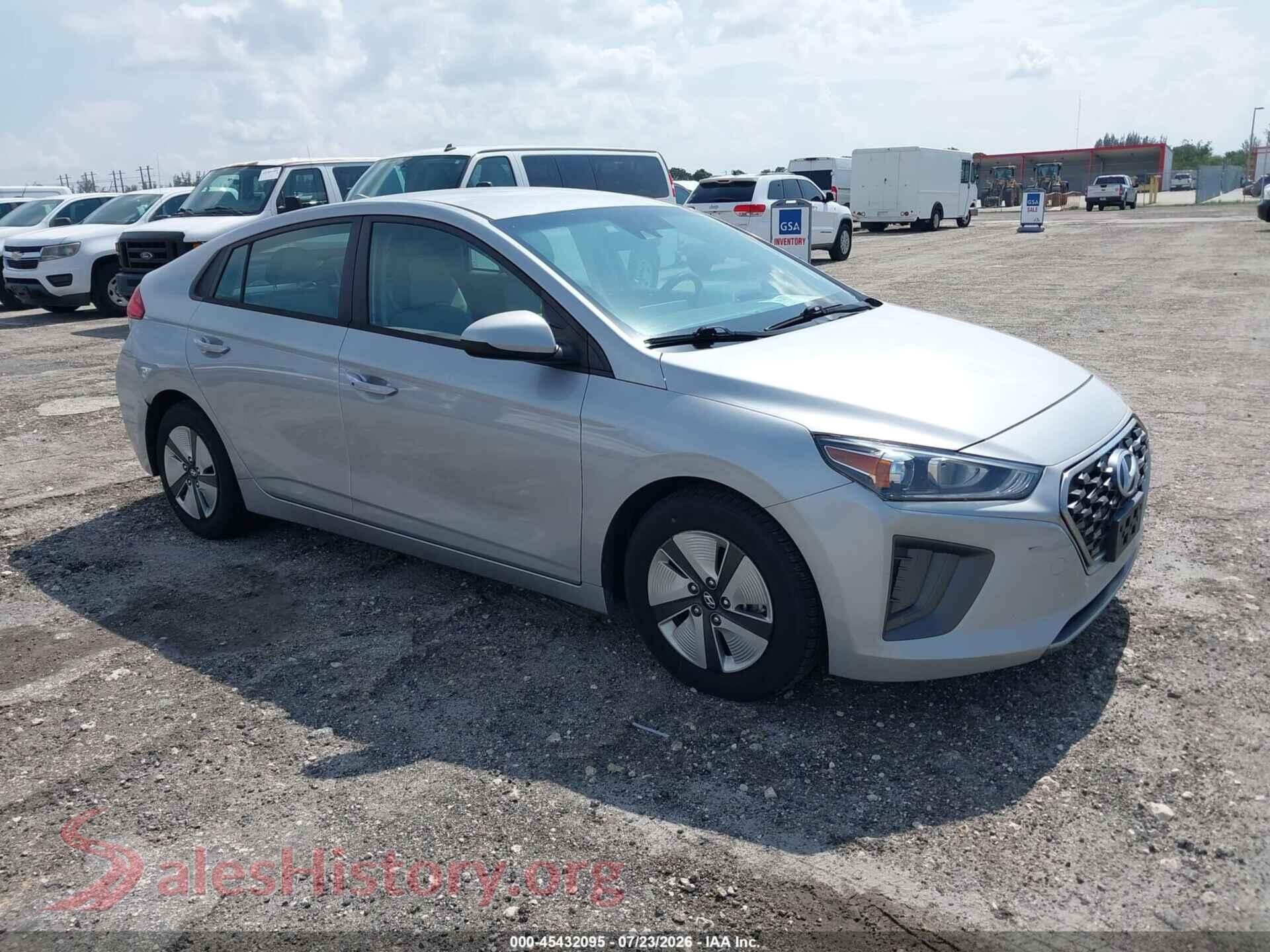 2021 HYUNDAI IONIQ HYBRID — VIN KMHC65LC6MU246804