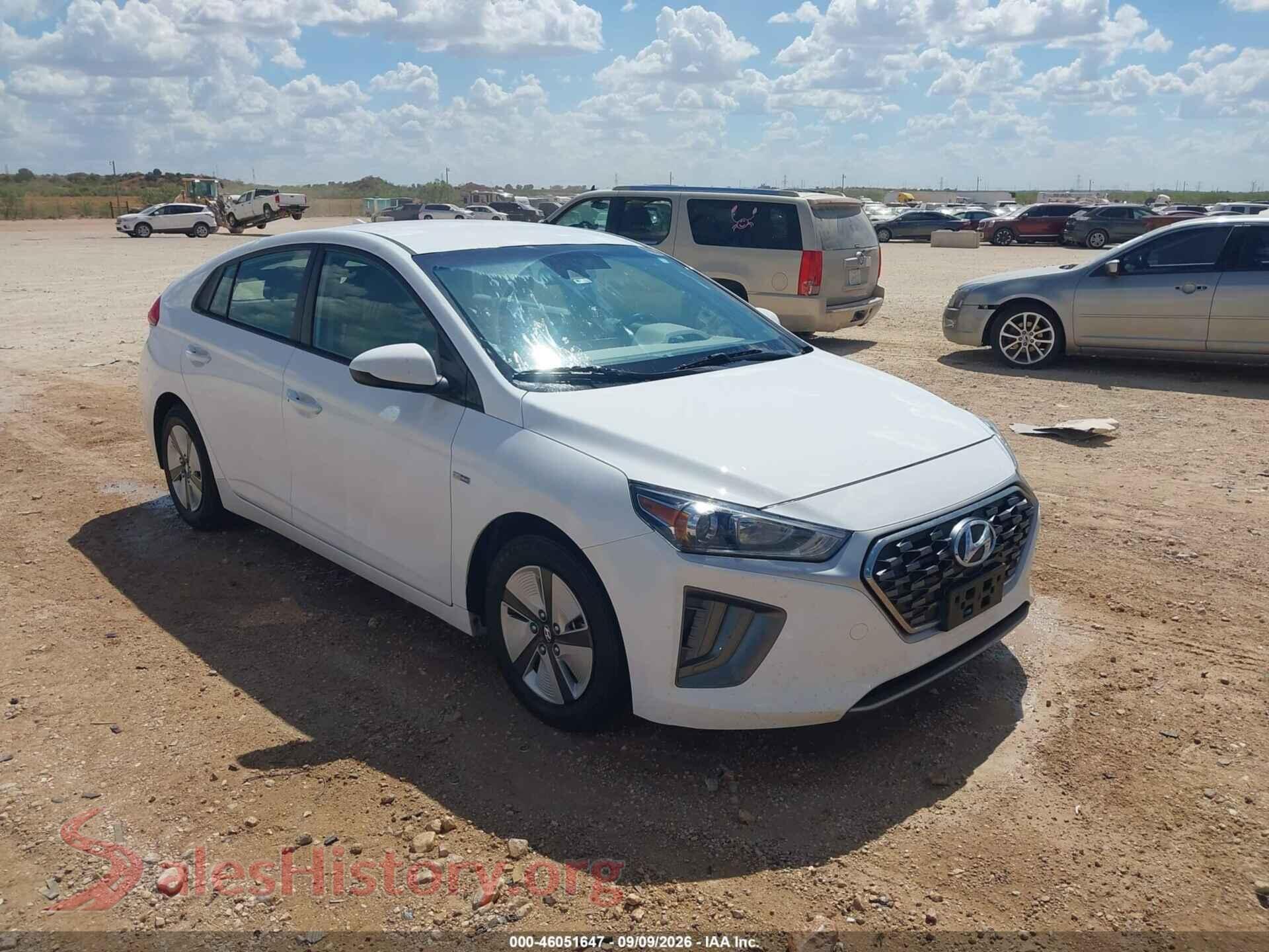 2020 HYUNDAI IONIQ HYBRID — VIN KMHC65LC7LU220260