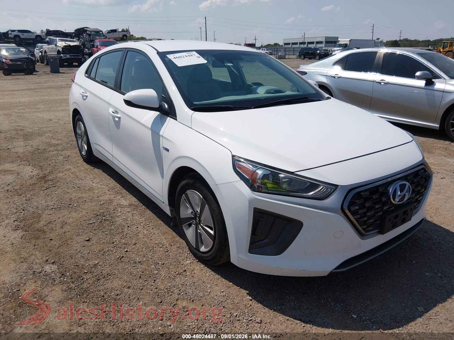2020 HYUNDAI IONIQ HYBRID — VIN KMHC65LC8LU233356