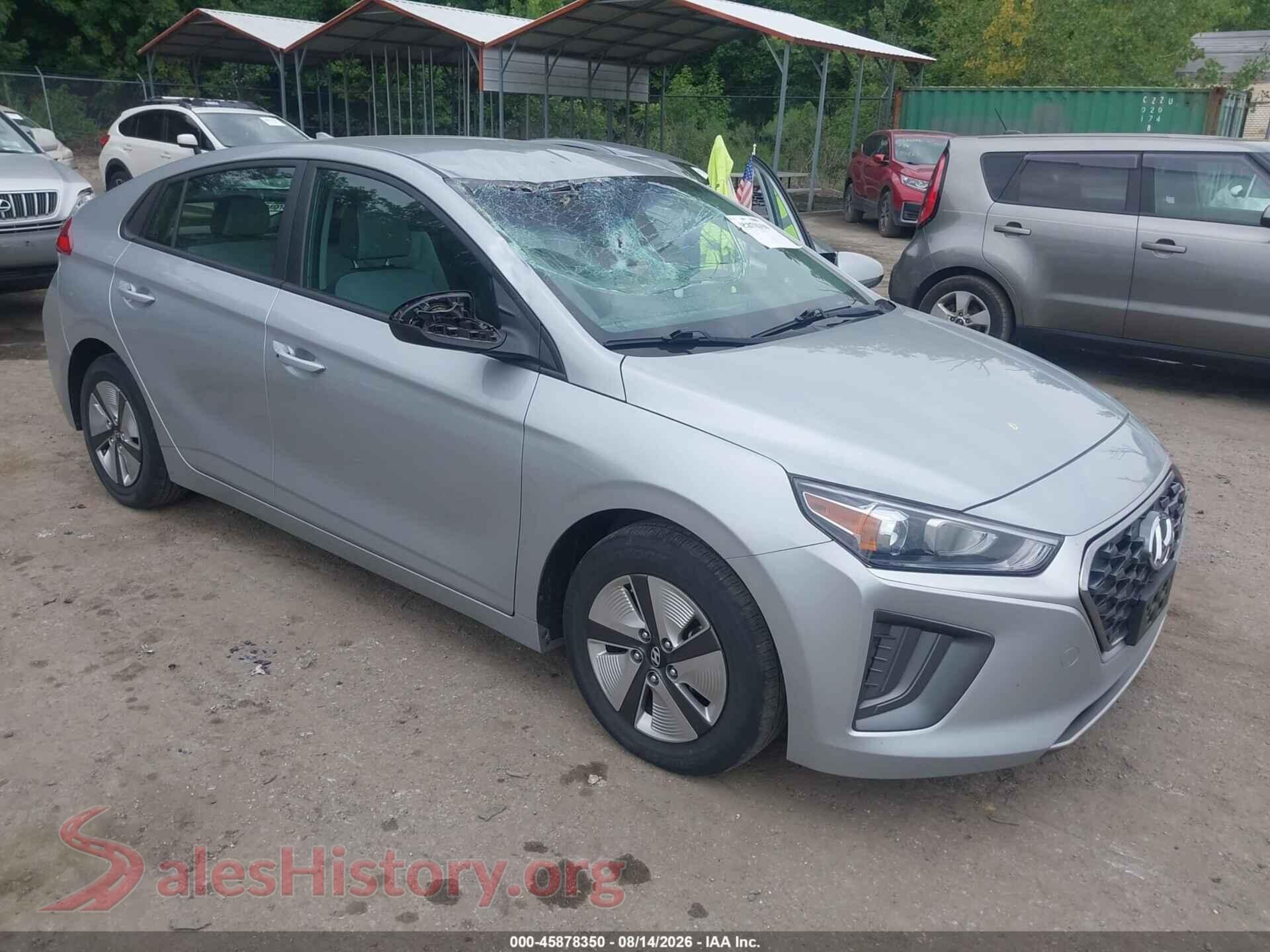 2022 HYUNDAI IONIQ HYBRID — VIN KMHC65LC9NU276610