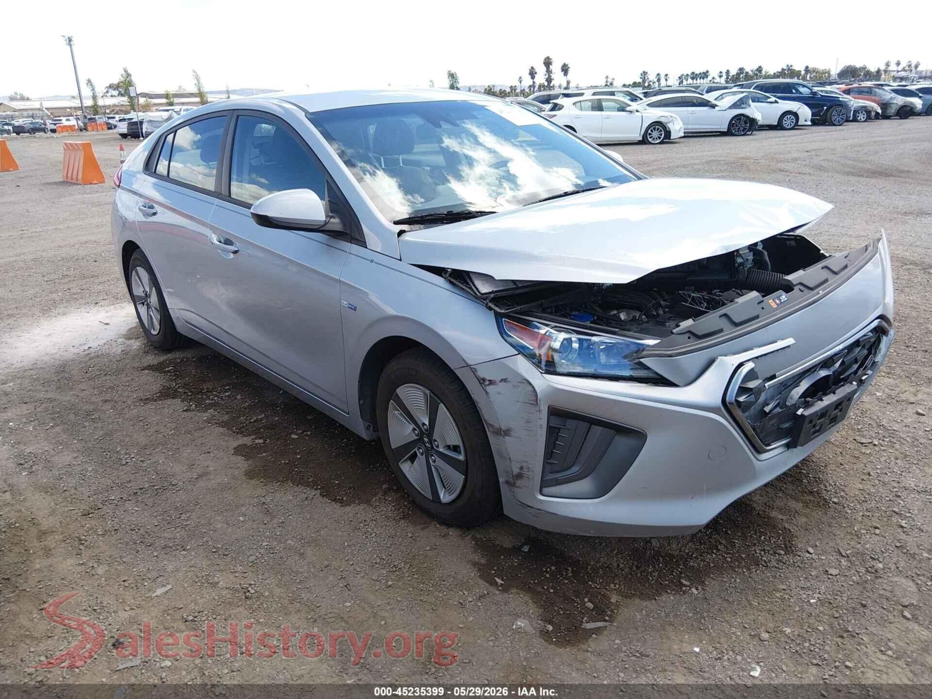 2020 HYUNDAI IONIQ HYBRID — VIN KMHC65LCXLU225923